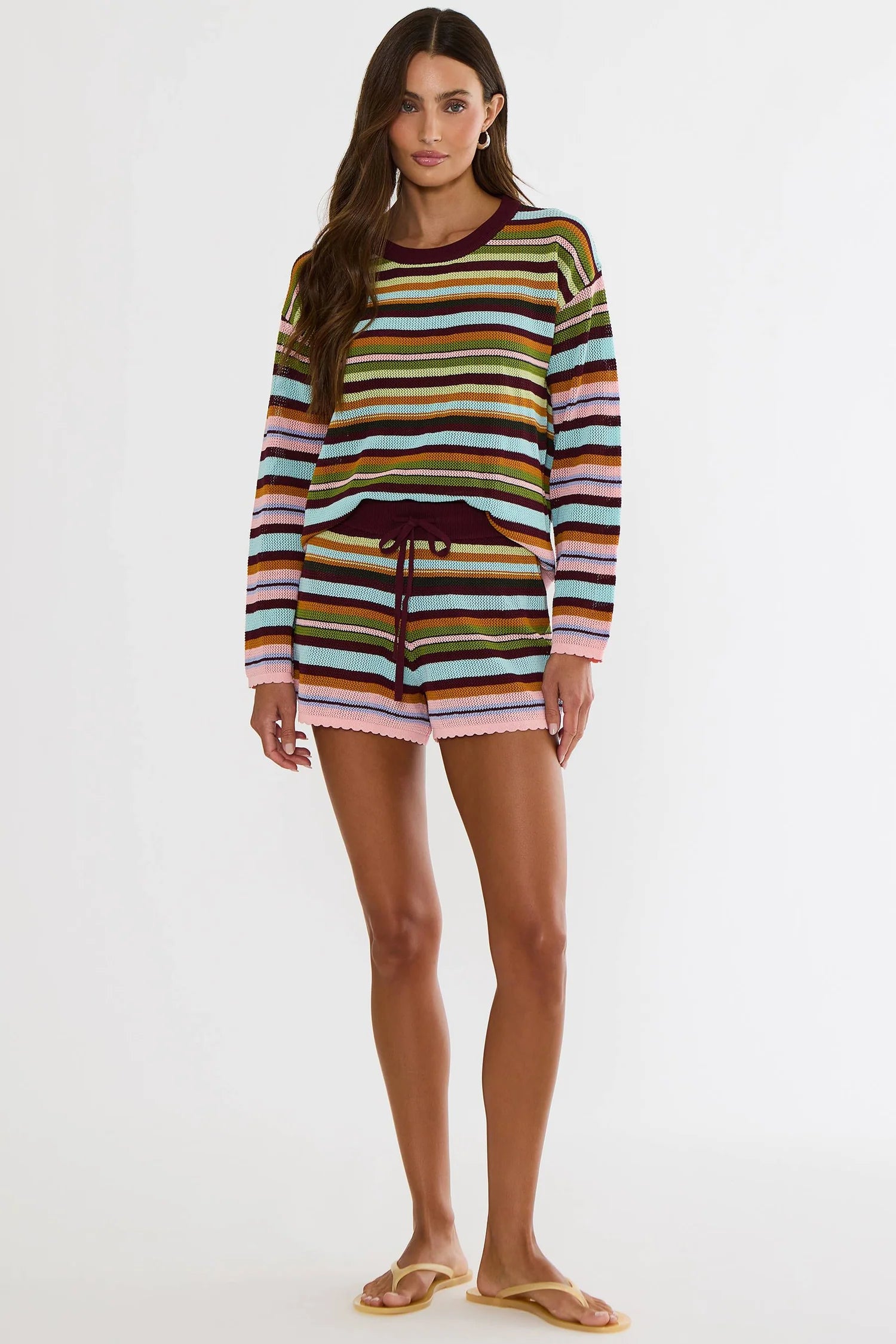 BEACH SWEATER - PARADISE STRIPE