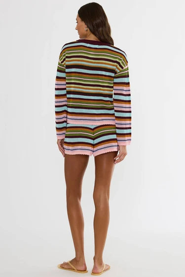 BALBOA SHORT - PARADISE STRIPE