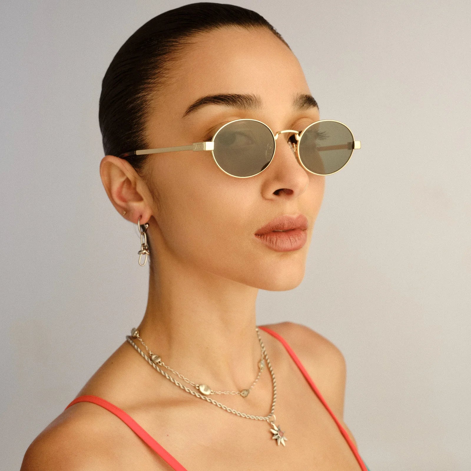 POSEIDON DEUX SUNGLASSES - GOLD KHAKI