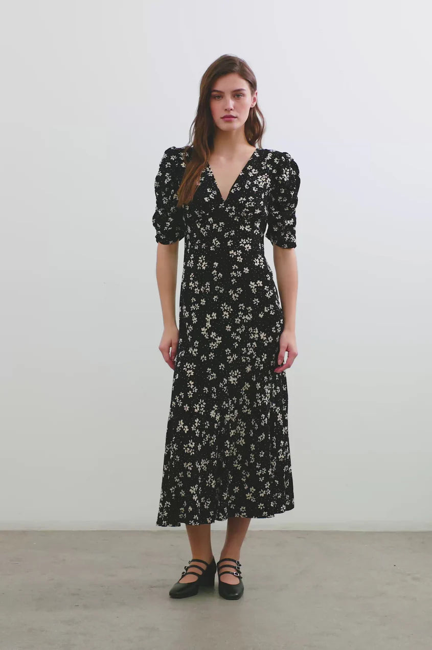 ZARIAH DRESS - NOIR FLORAL