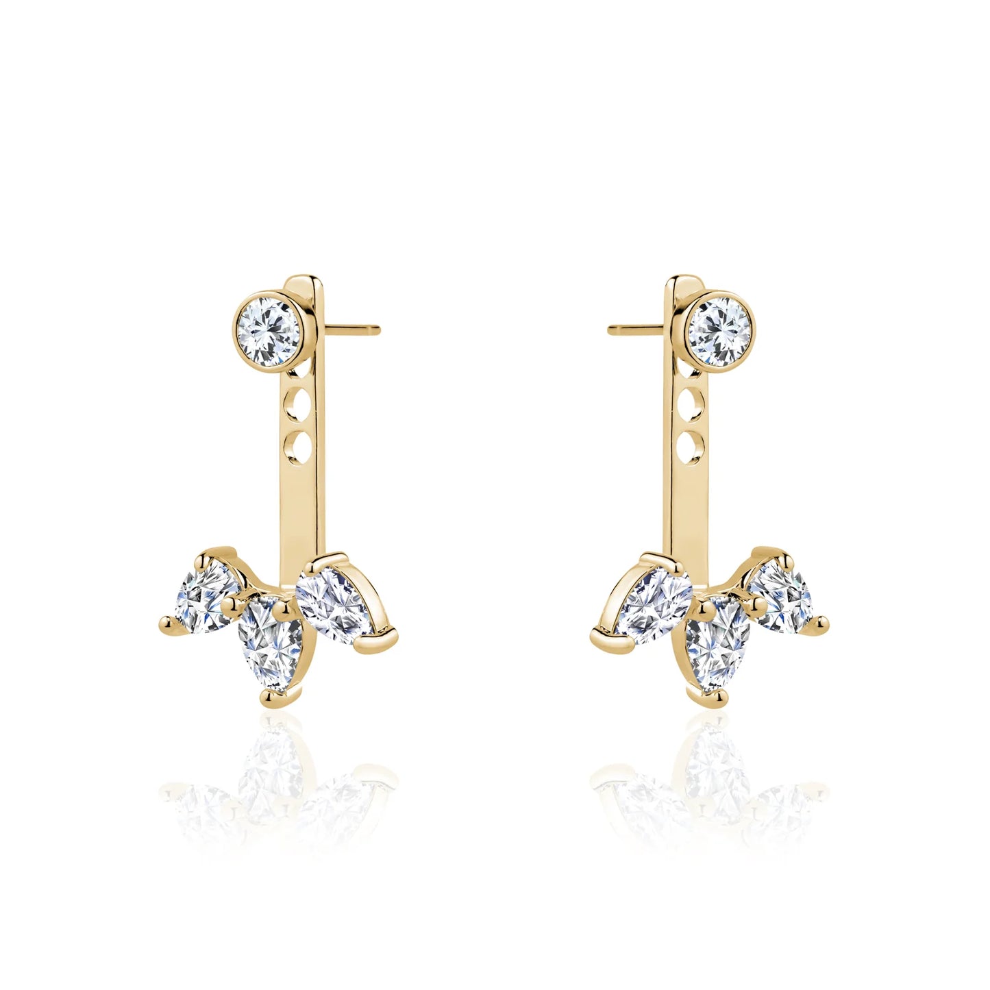 PEAR SHAPE EAR JACKET