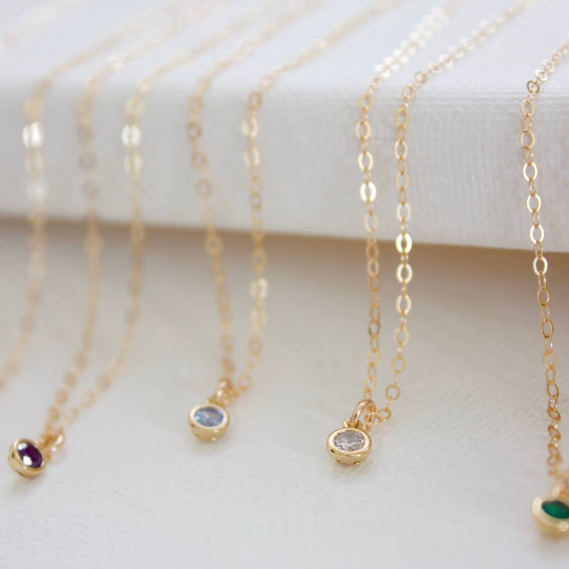 MINI BIRTHSTONE NECKLACE