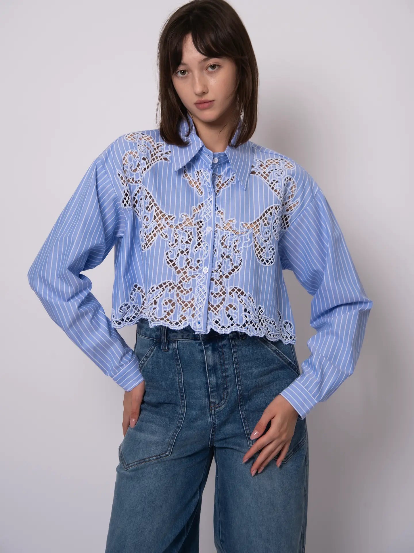 AYAMA EYELET SHIRT