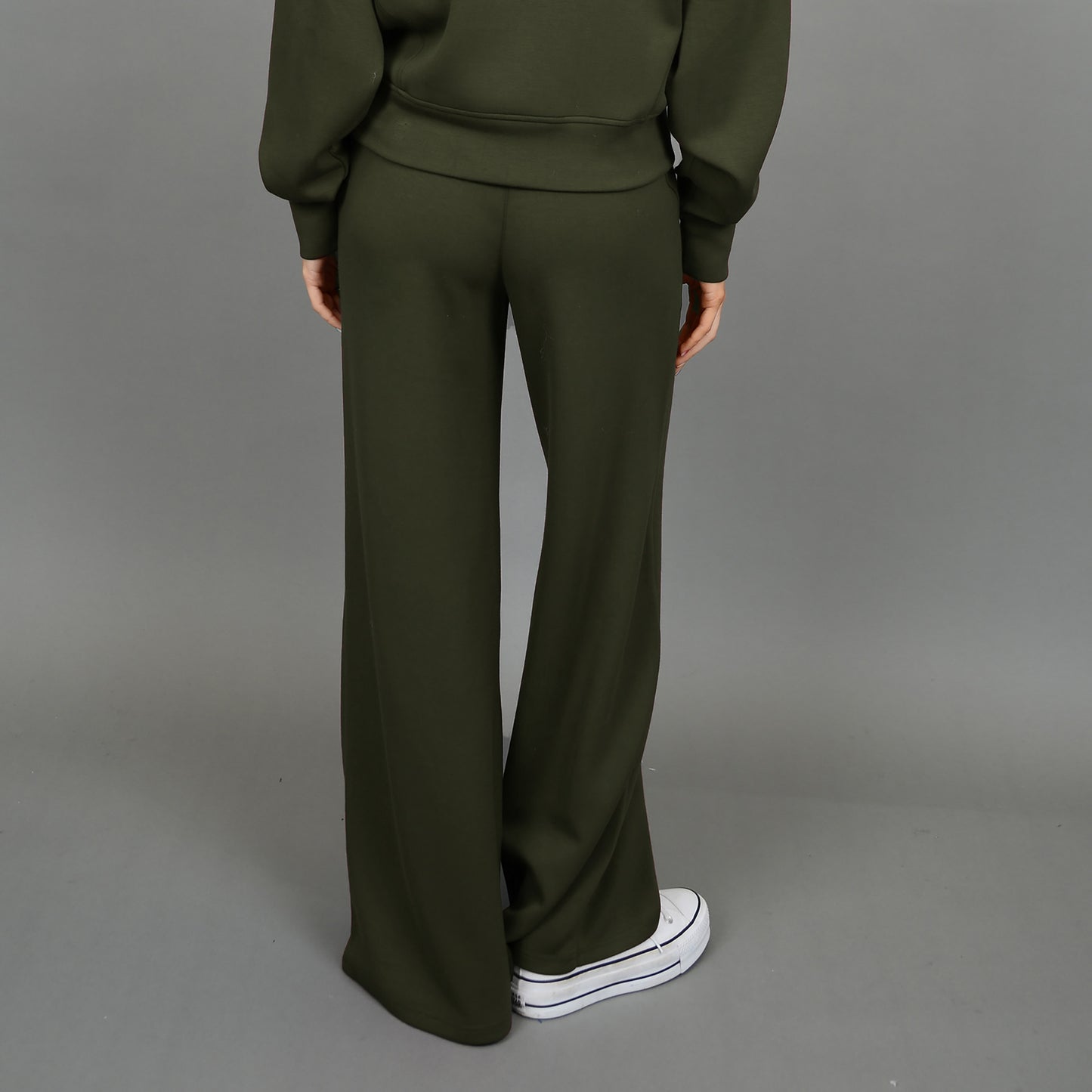 ERIKA KNIT PANT -  OLIVE NIGHT