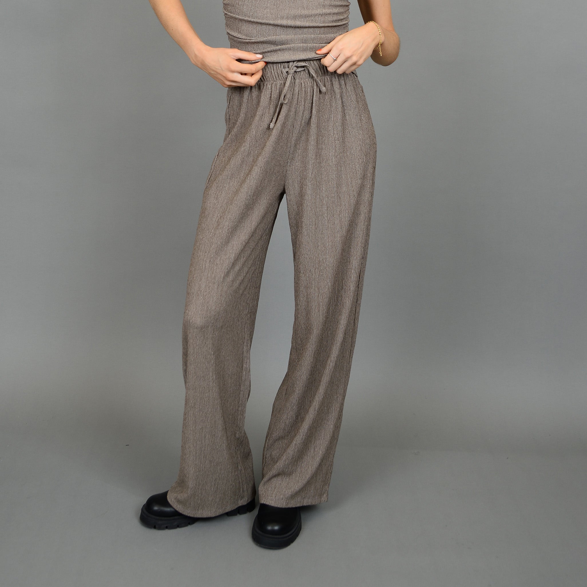 PAULEENA PANT - TAUPE TWIST