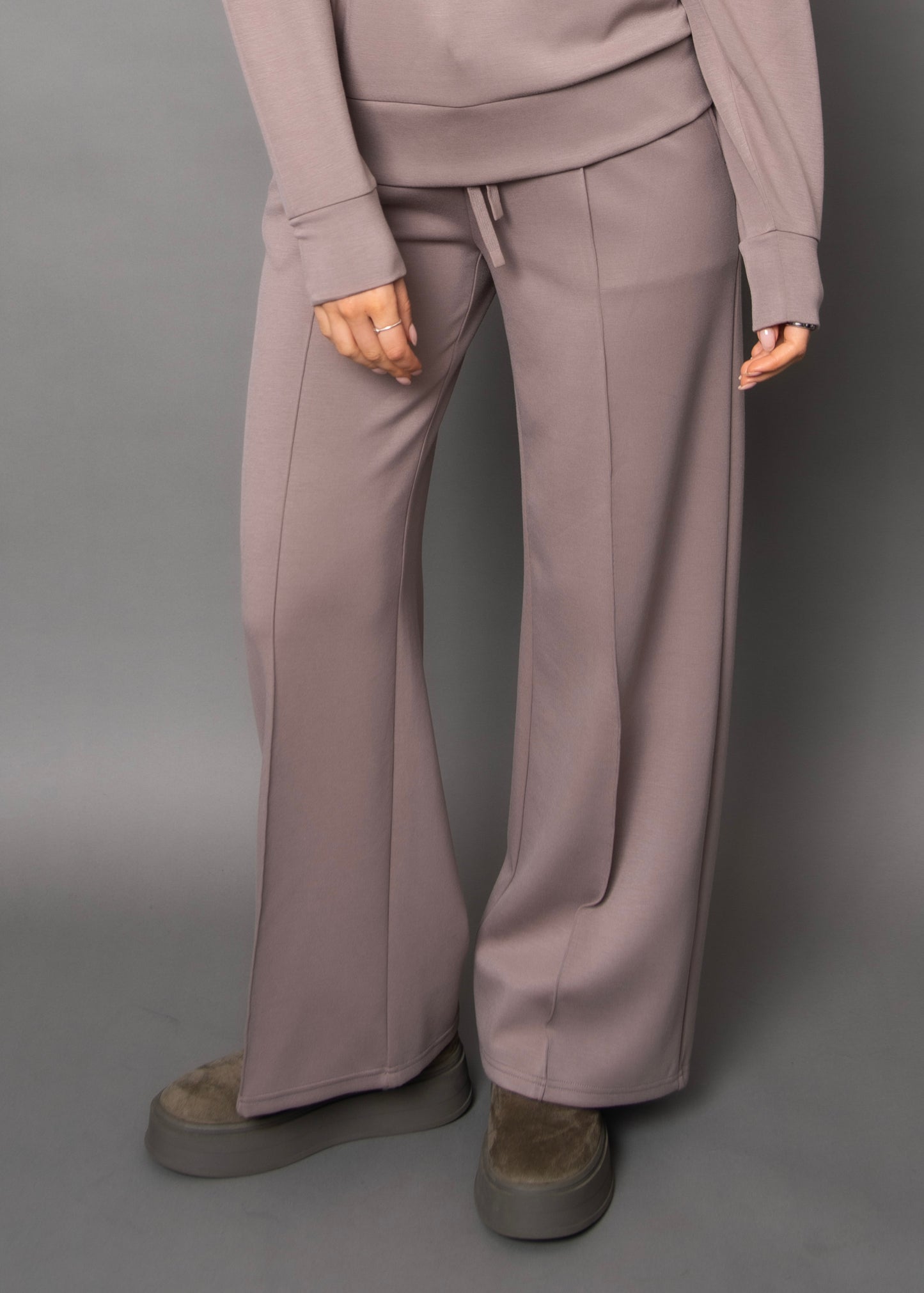 PRIDA SOFT KNIT PANT - FOG