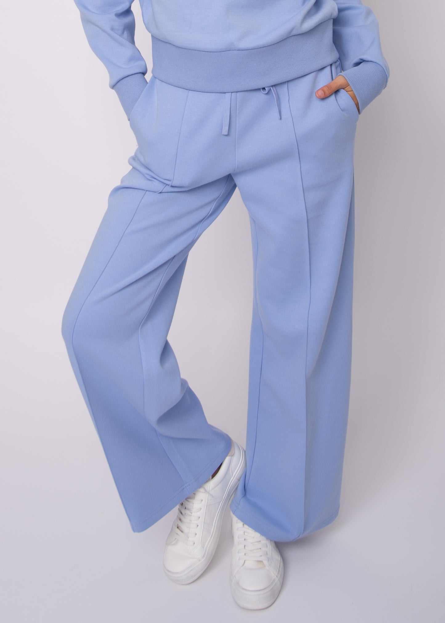 PRIDA KNIT PANT - PERRI BLUE