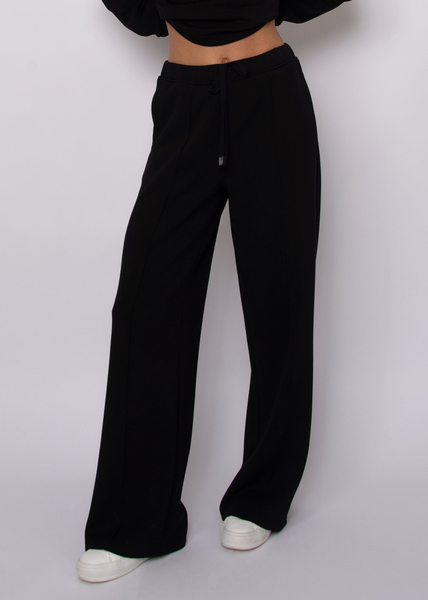 PRIDA KNIT PANT - BLACK