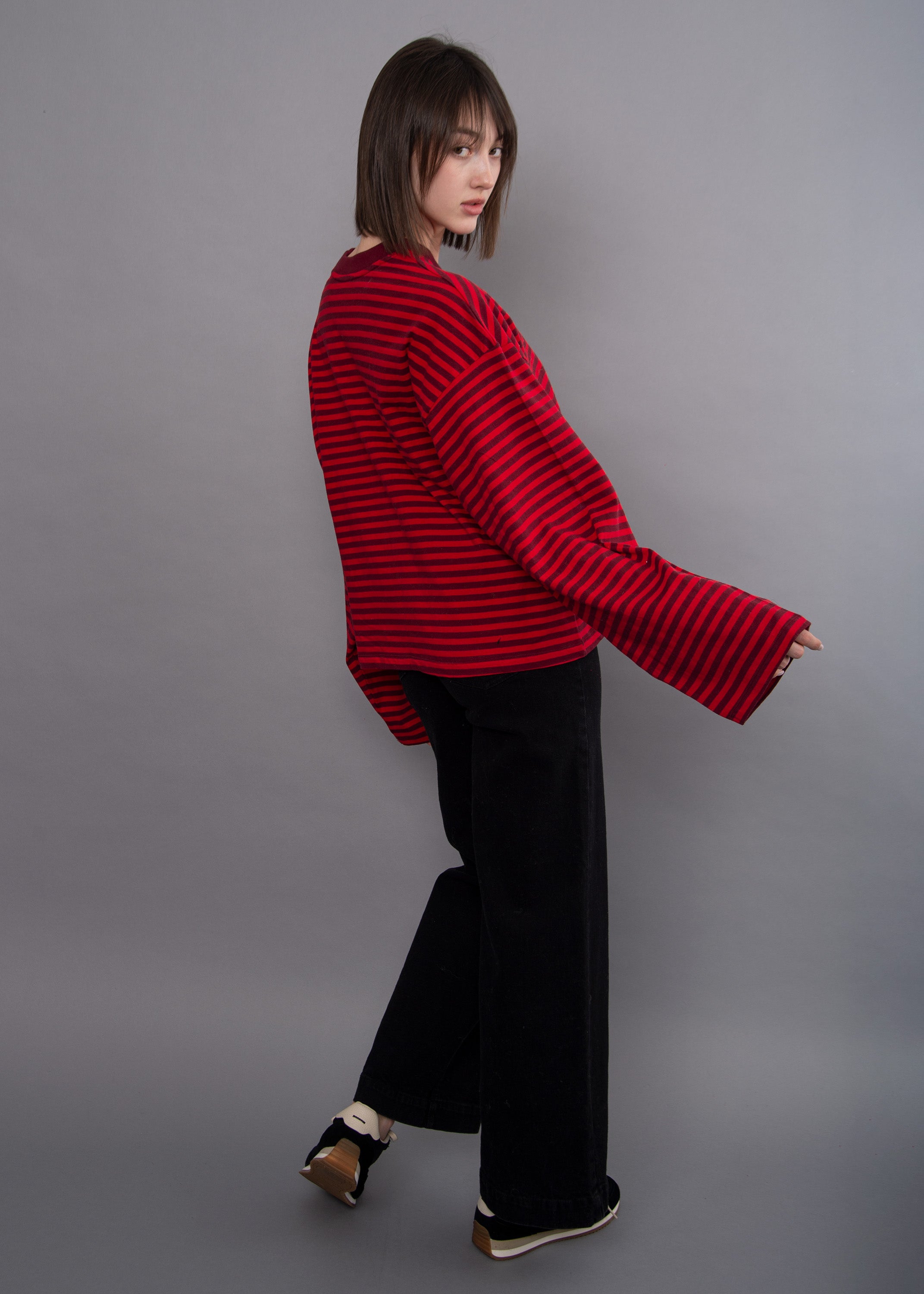 REGGI STRIPED SWEATER