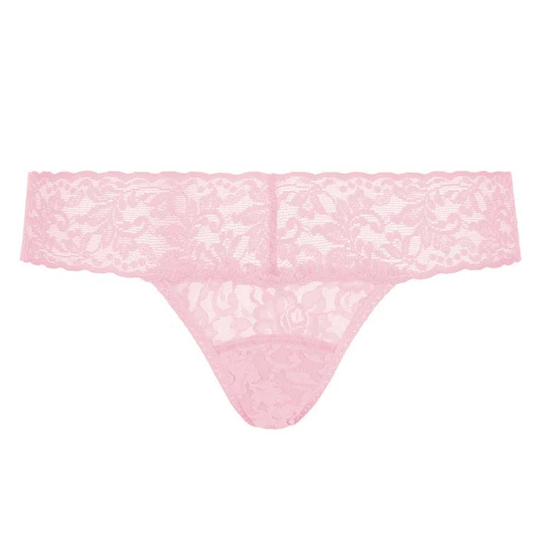 SIGNATURE LOW RISE LACE THONG (VARIOUS COLOURS)