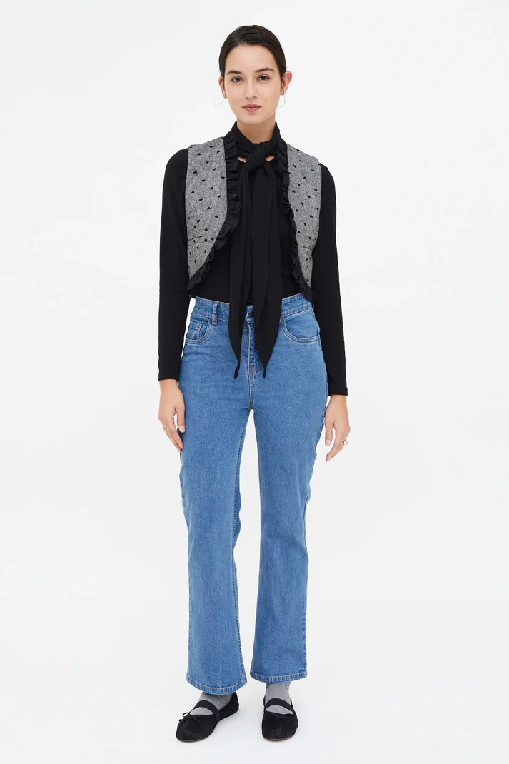 HEARTS TWEED VEST