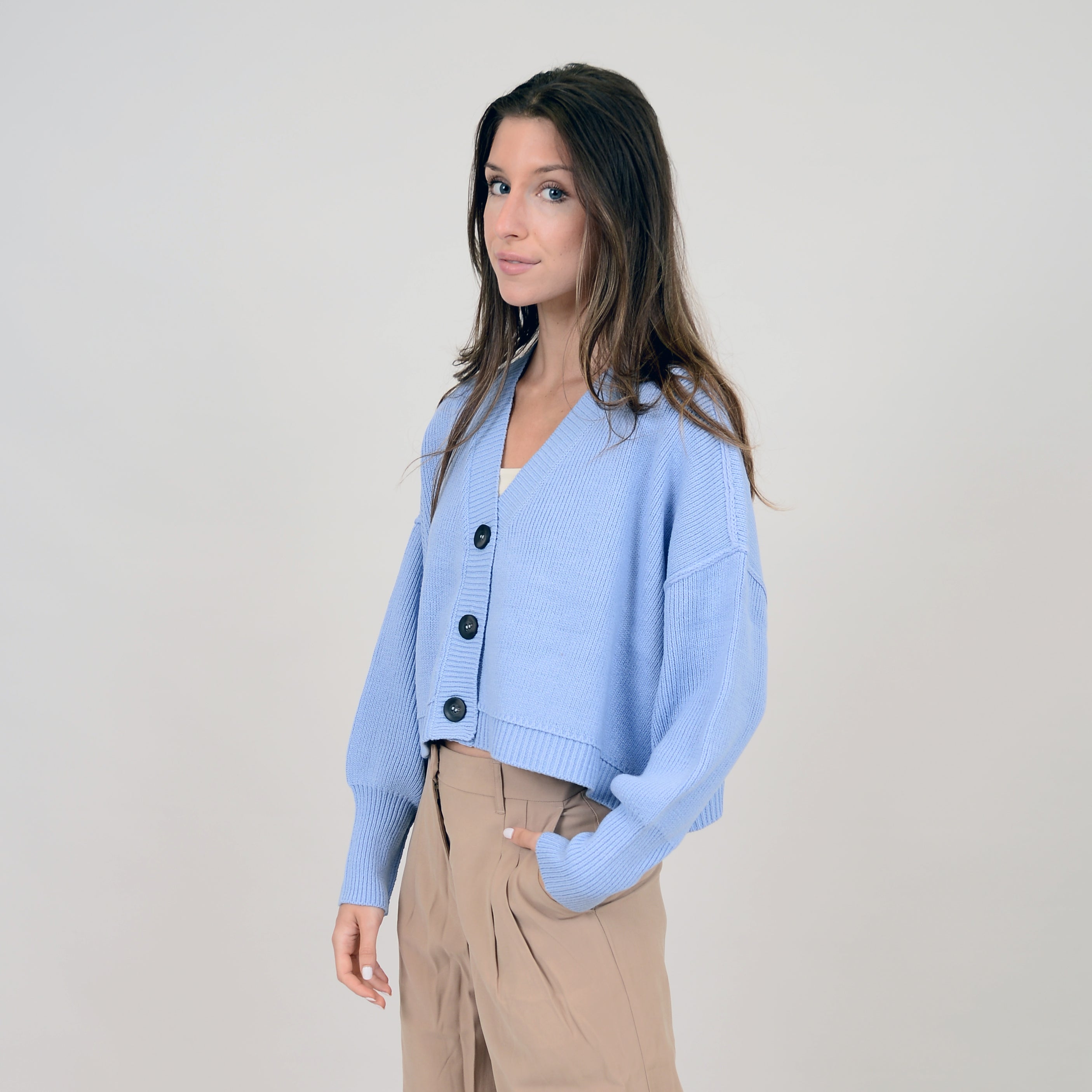 SUMIRE CARDIGAN - AZURE