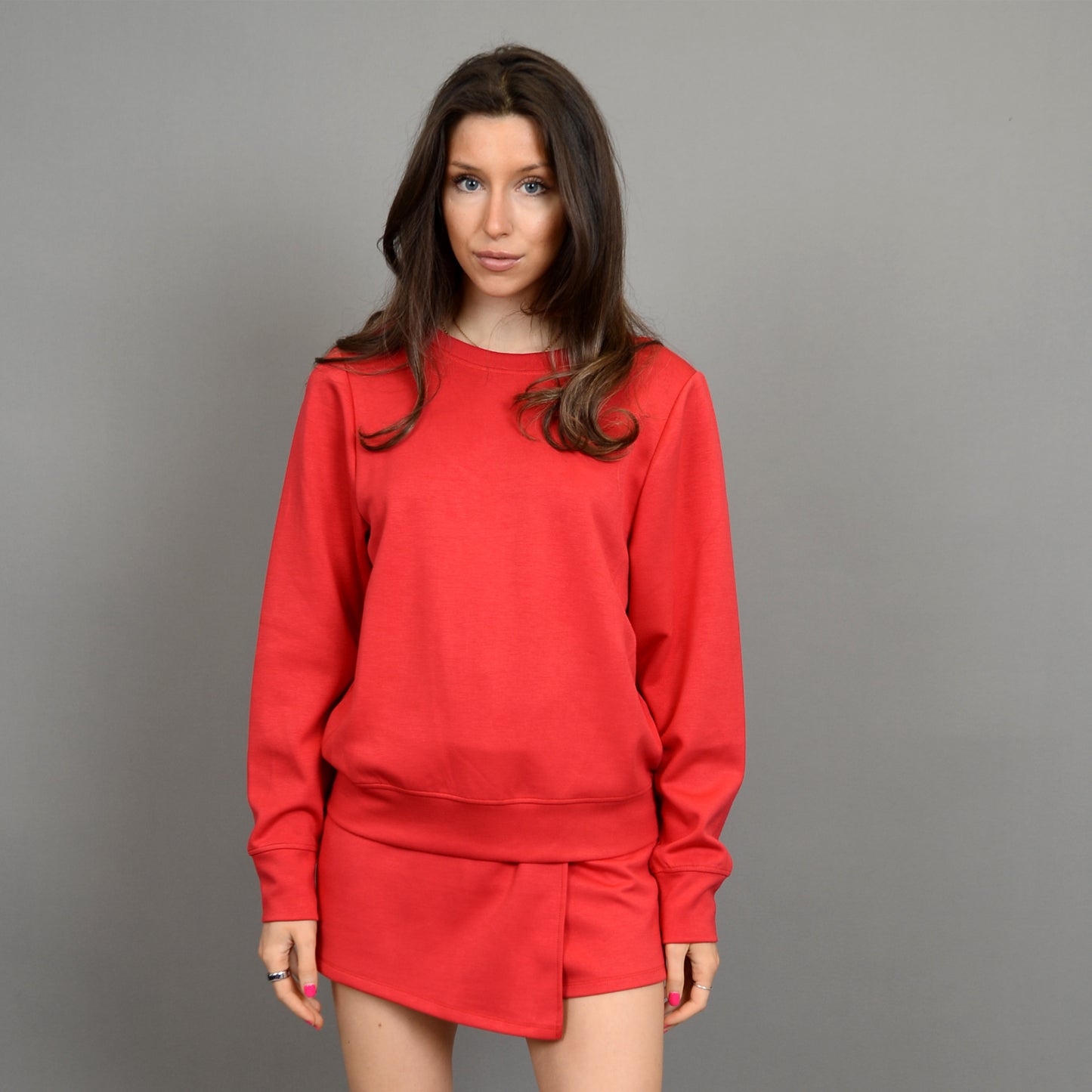 KENZA REVERSIBLE TOP - CHERRY RED