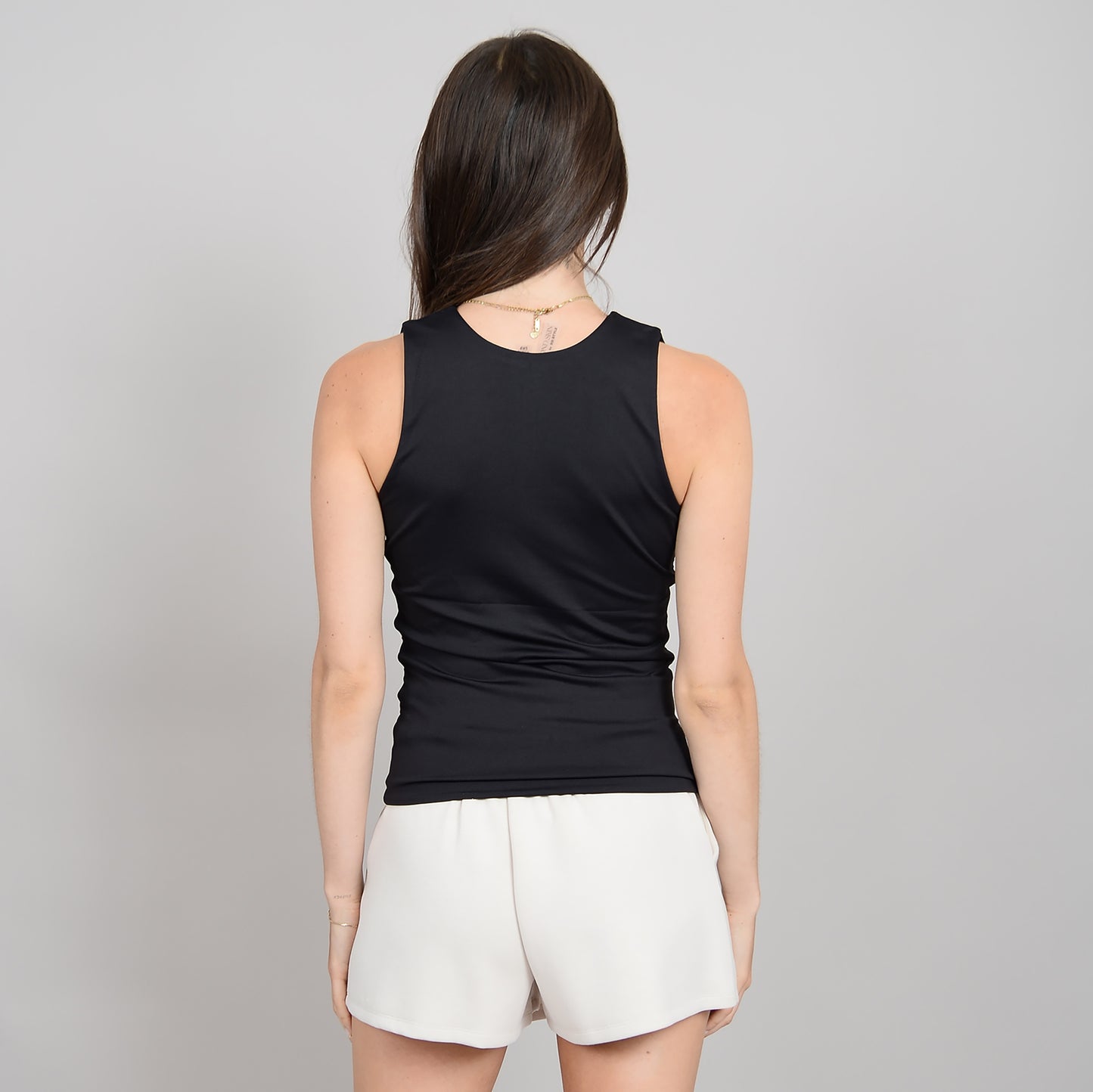 ROXAN SLEEVELESS TOP - BLACK