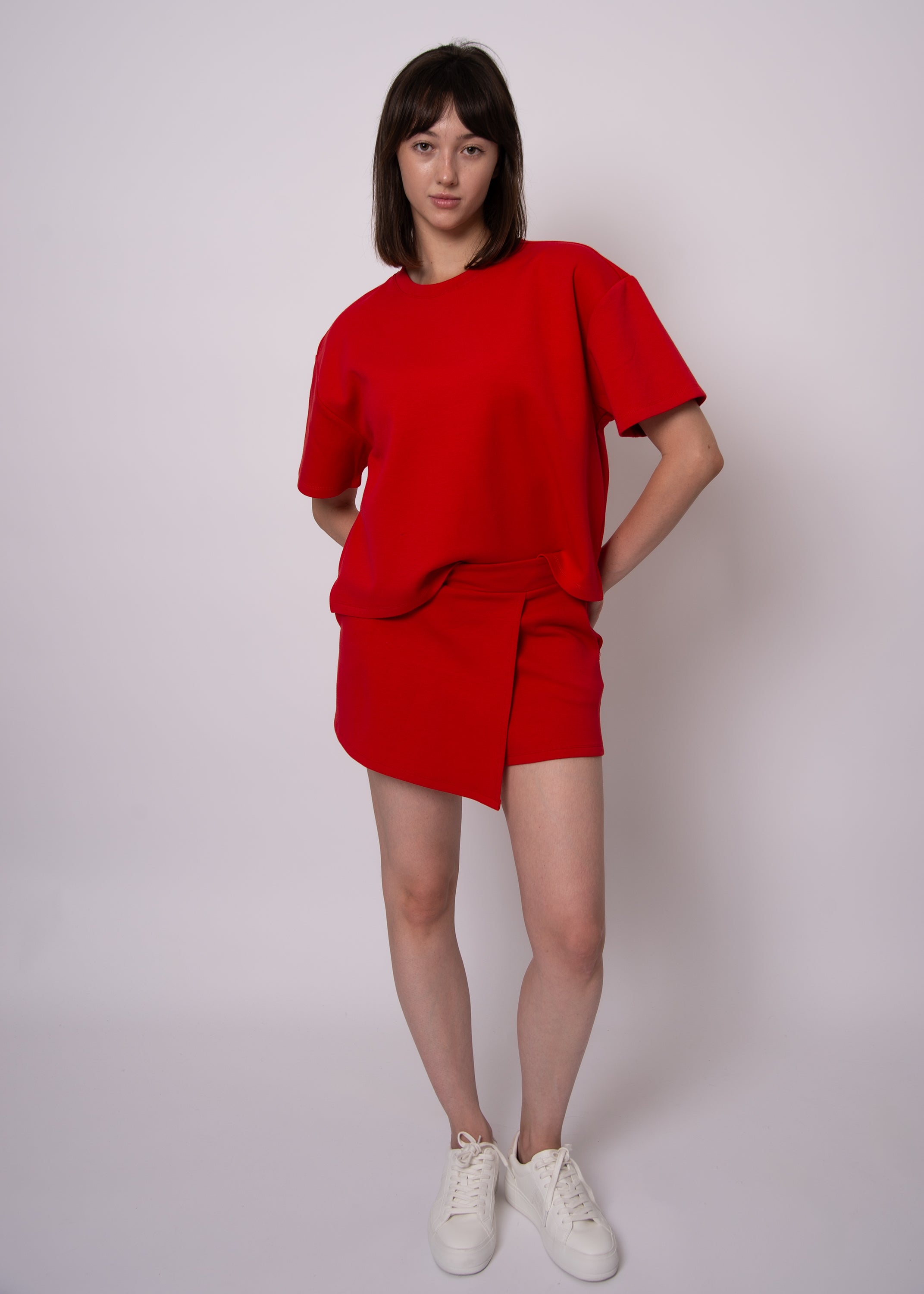 STARRY SKORT - ROUGE