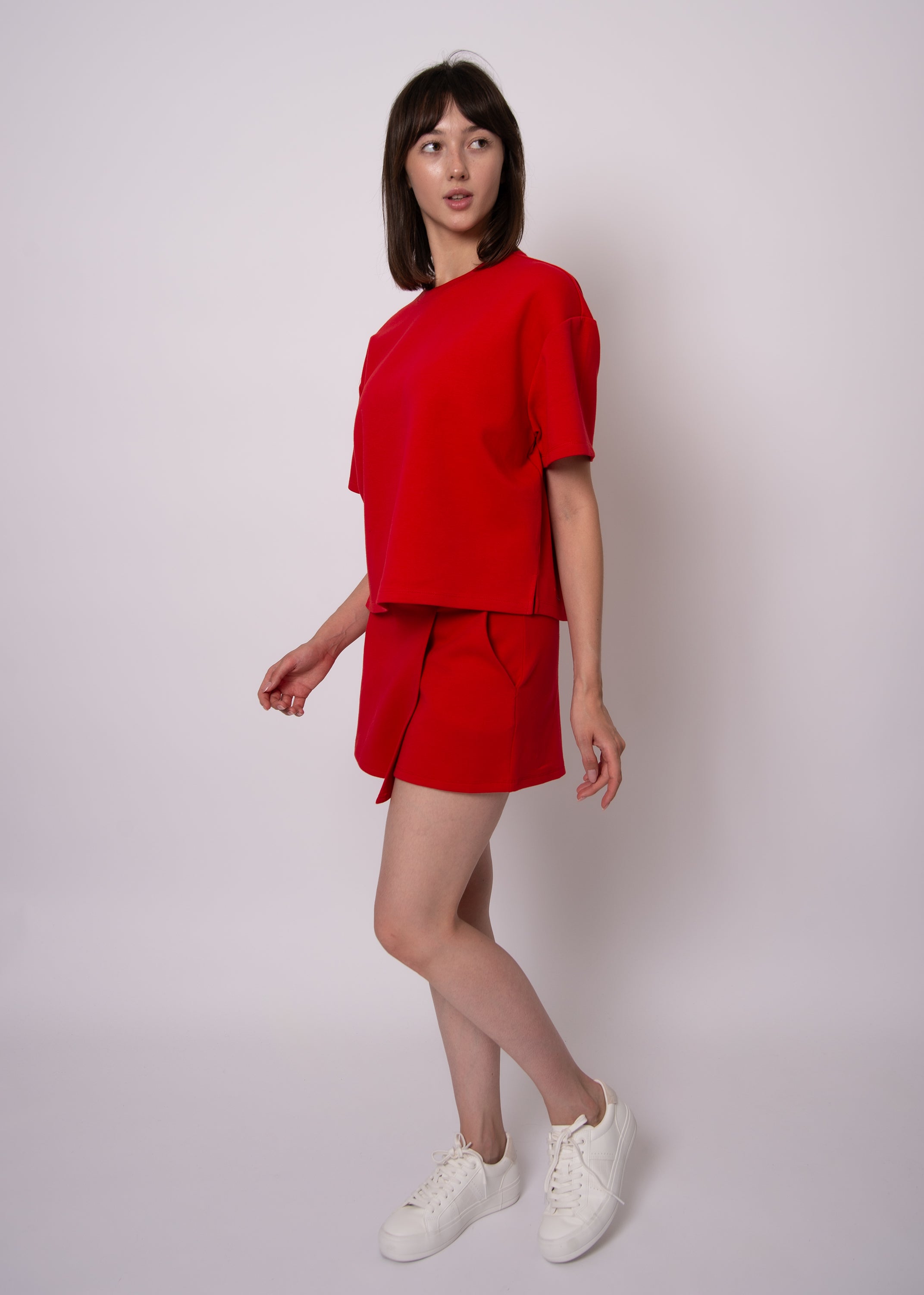 STARRY SKORT - ROUGE