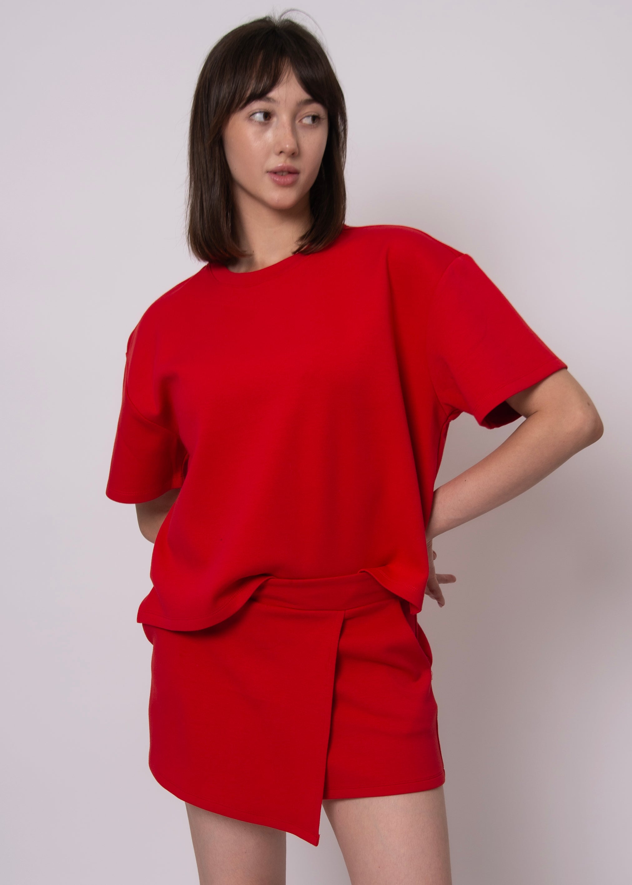 STARRY SKORT - ROUGE