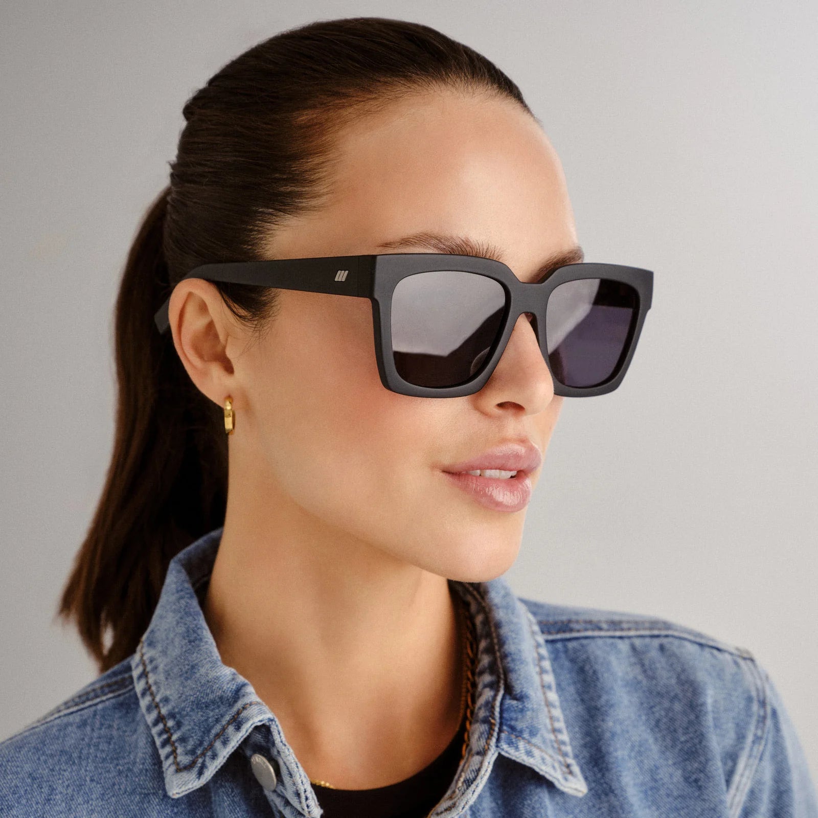 WEEKEND RIOT SUNGLASSES - MATTE BLACK POLARIZED