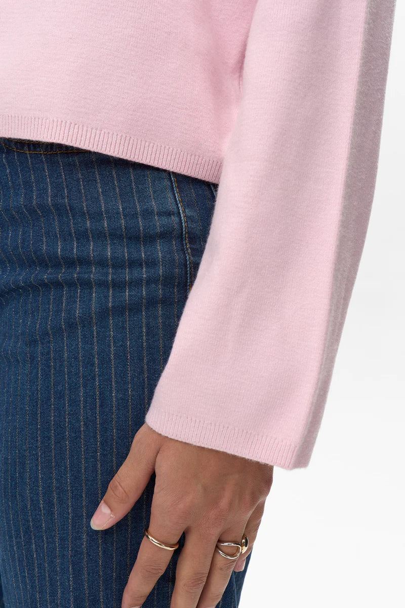 NUCARMA CROP PULLOVER - CHERRY BLOSSOM