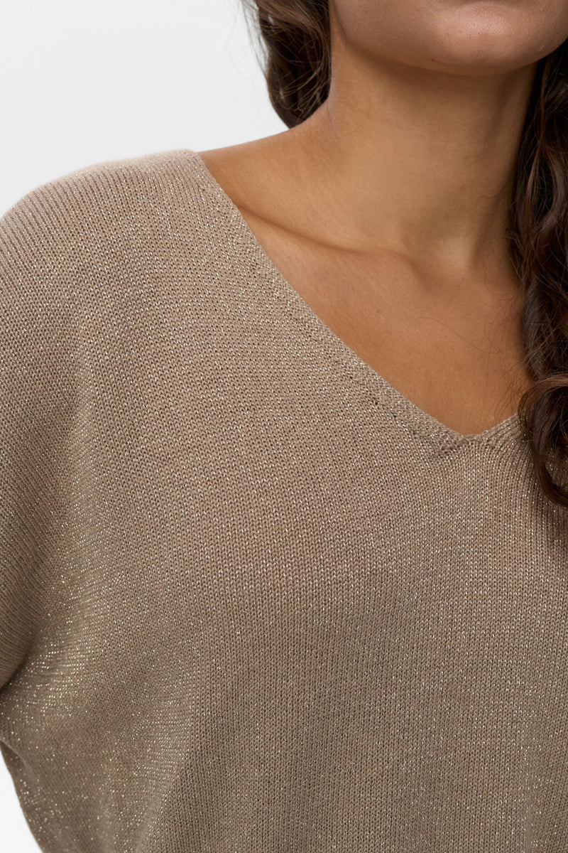 NUMILRAY SWEATER - TAUPE GREY