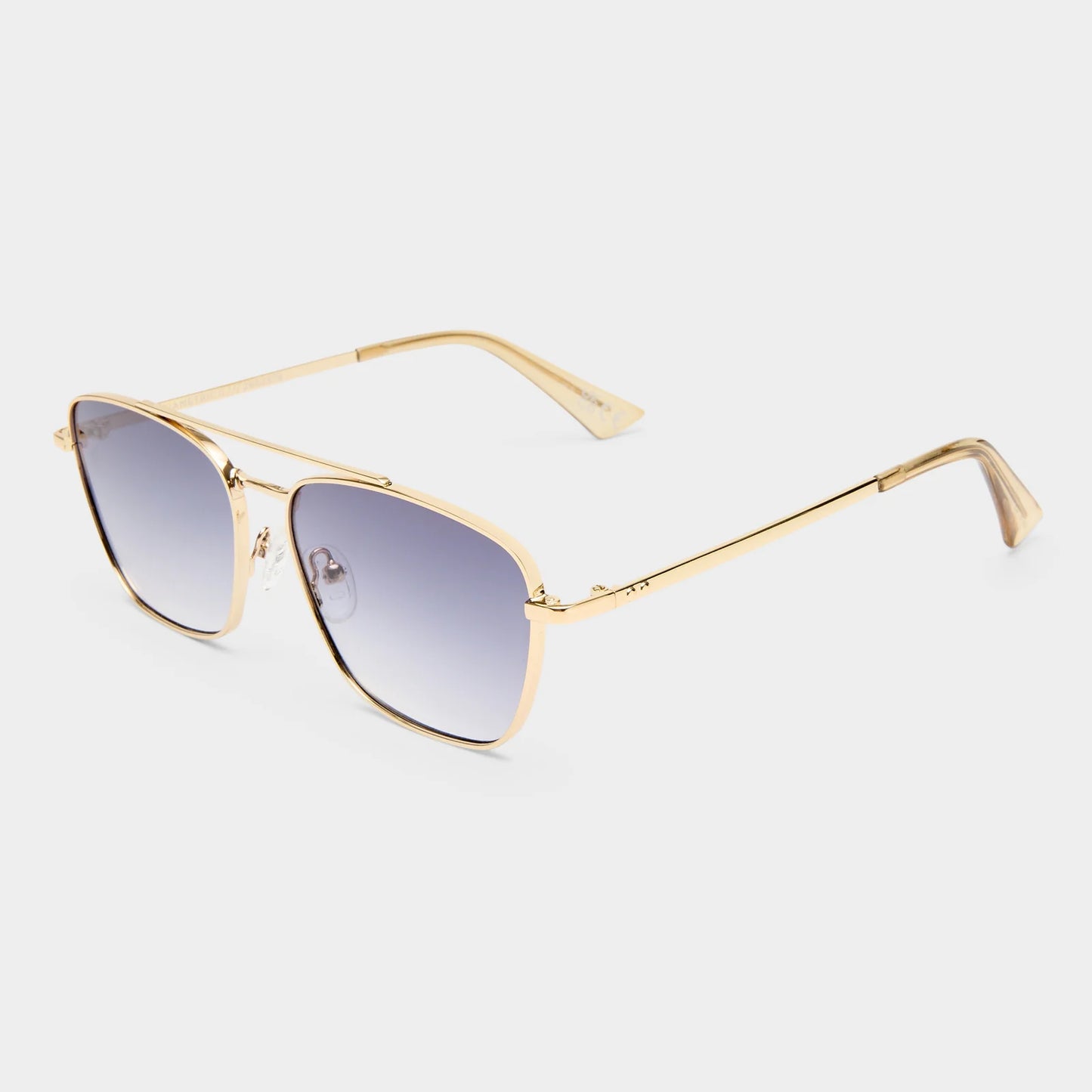 DIAMETRIC II SUNGLASSES - GOLD SMOKE