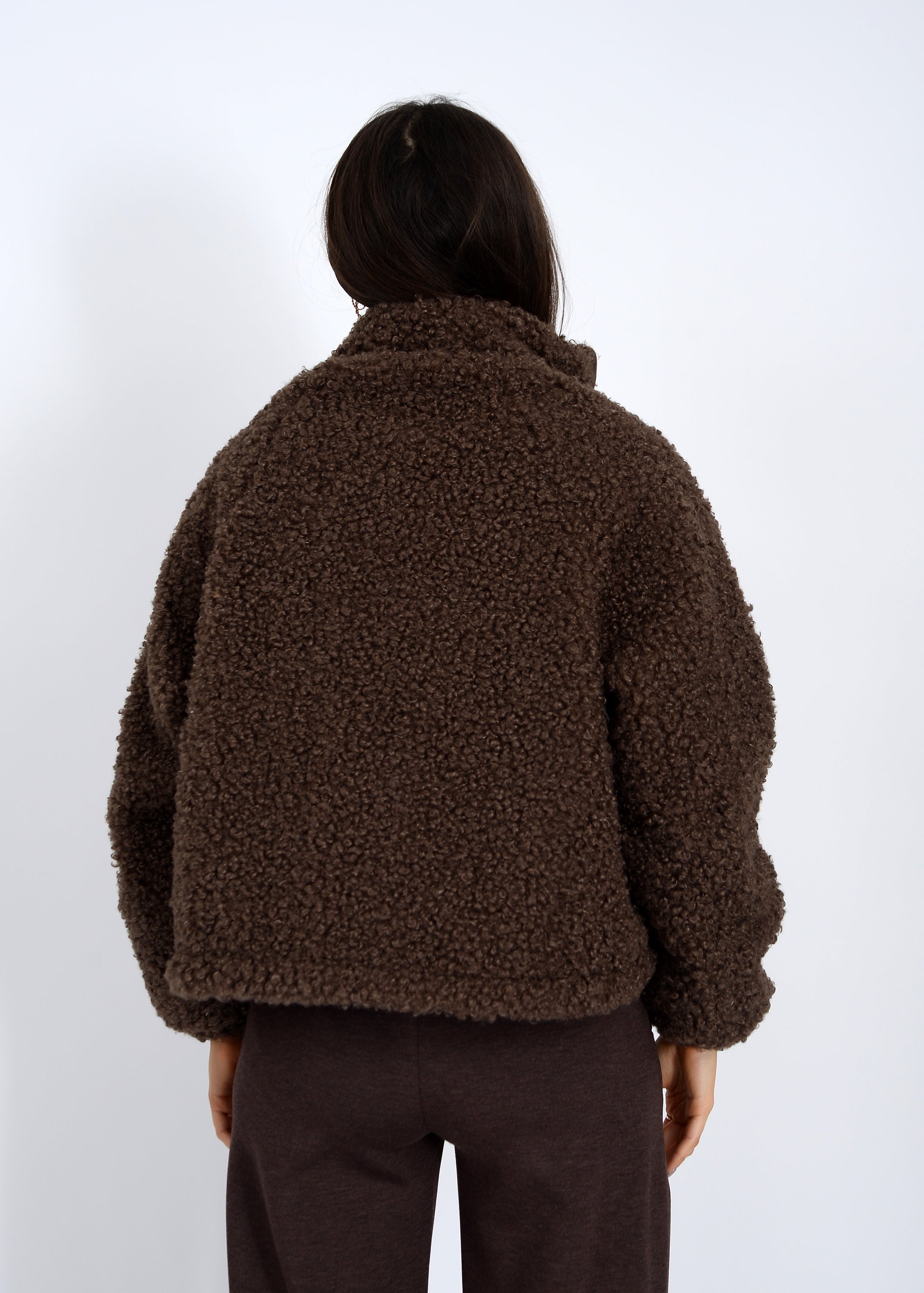 JANNA RAGLAN SHERPA JACKET