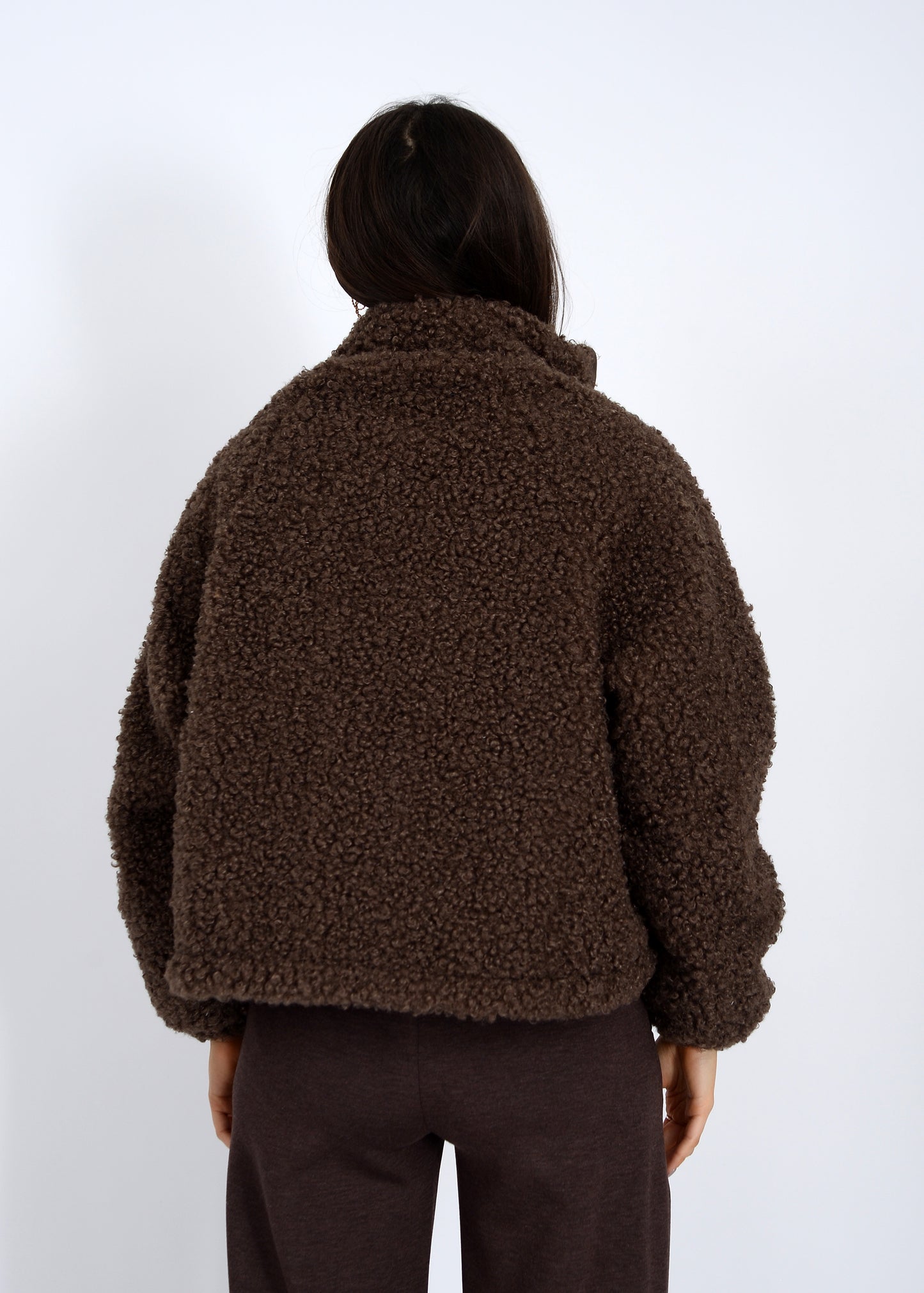 JANNA RAGLAN SHERPA JACKET