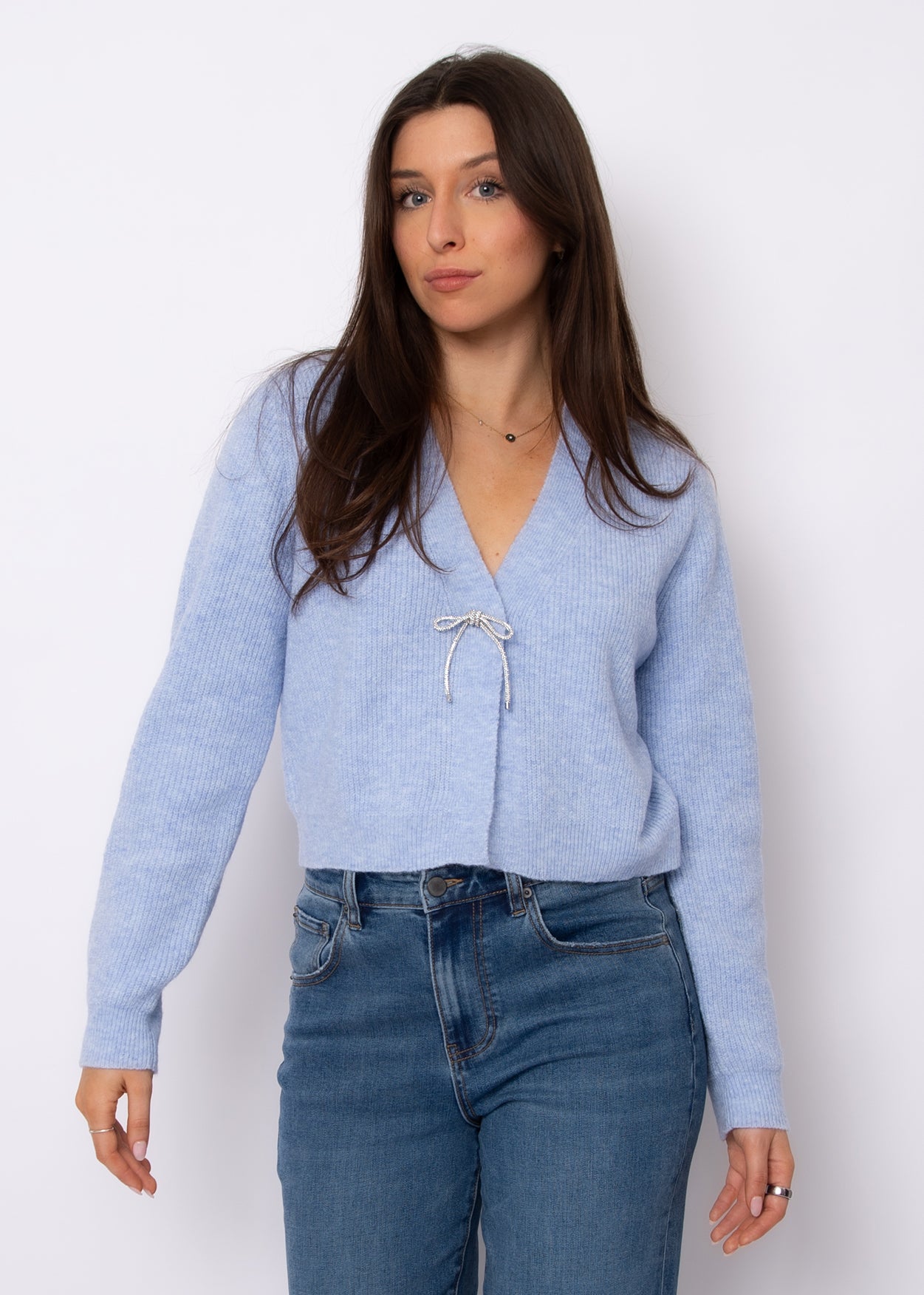 GHAIDA CARDIGAN - BLUE SKY