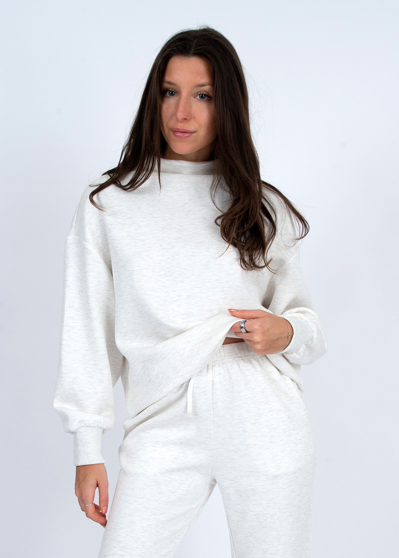 MORINA SWEATER - IVORY MELANGE