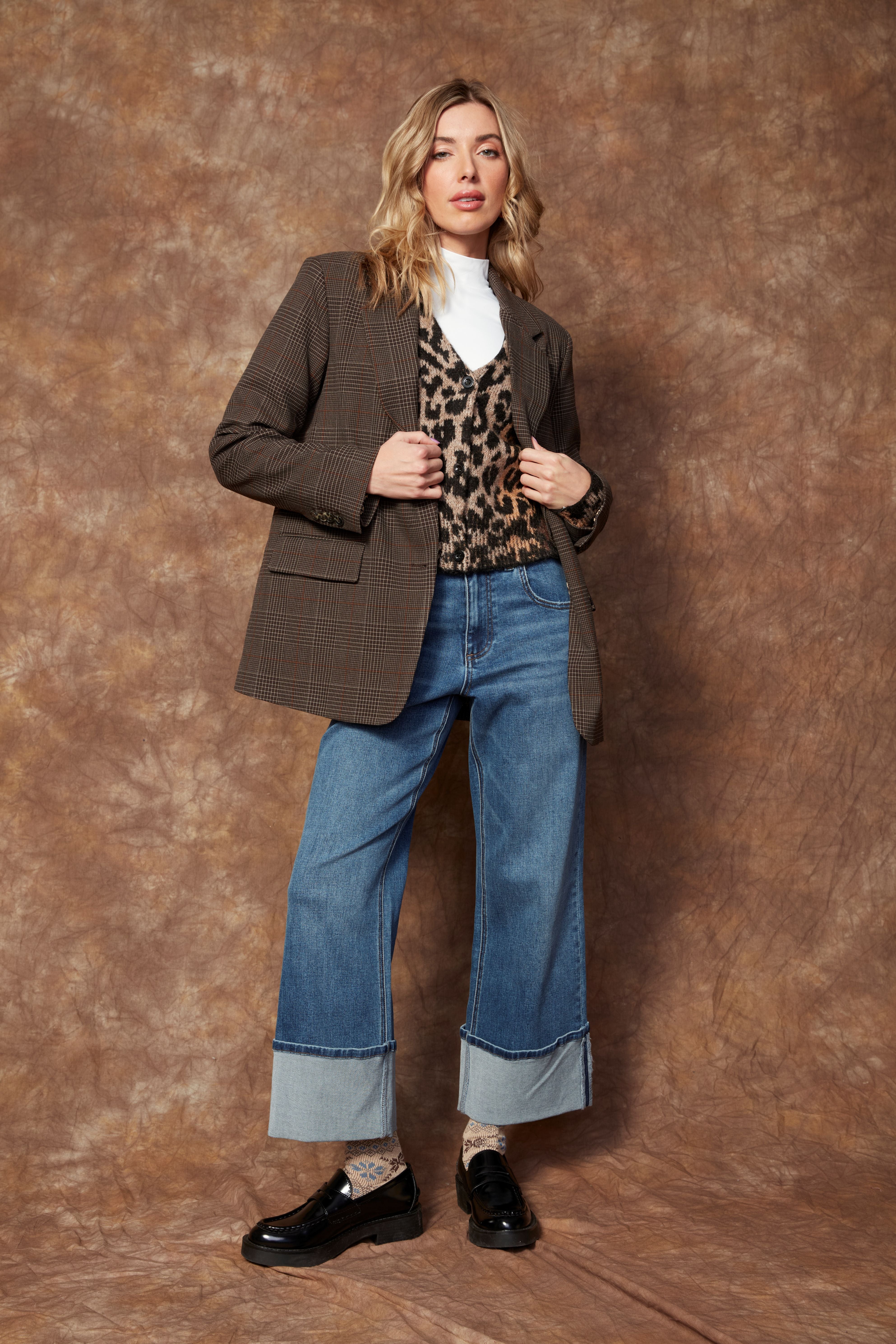 BLINDA BLAZER - BROWN RUST