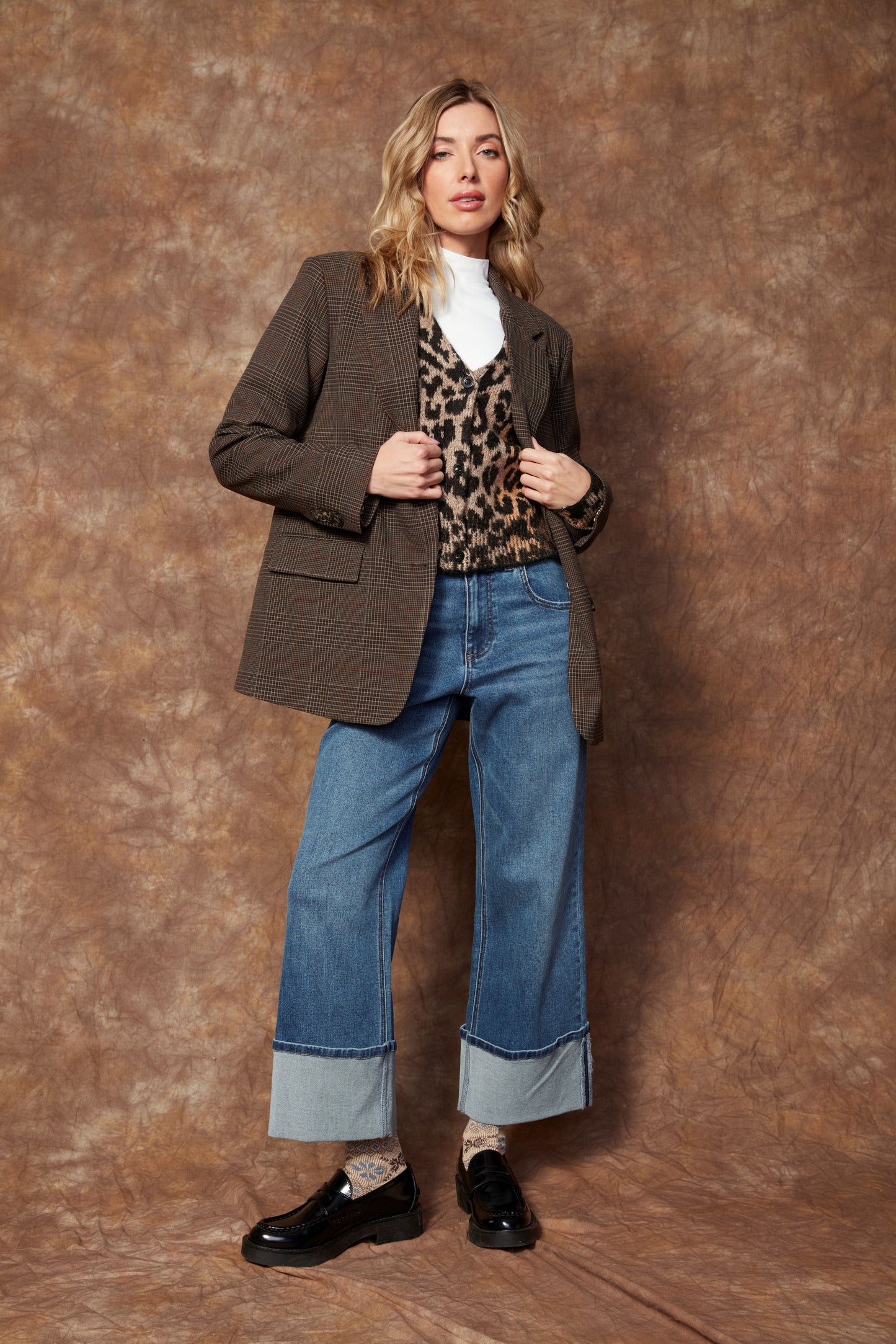 BLINDA BLAZER - BROWN RUST
