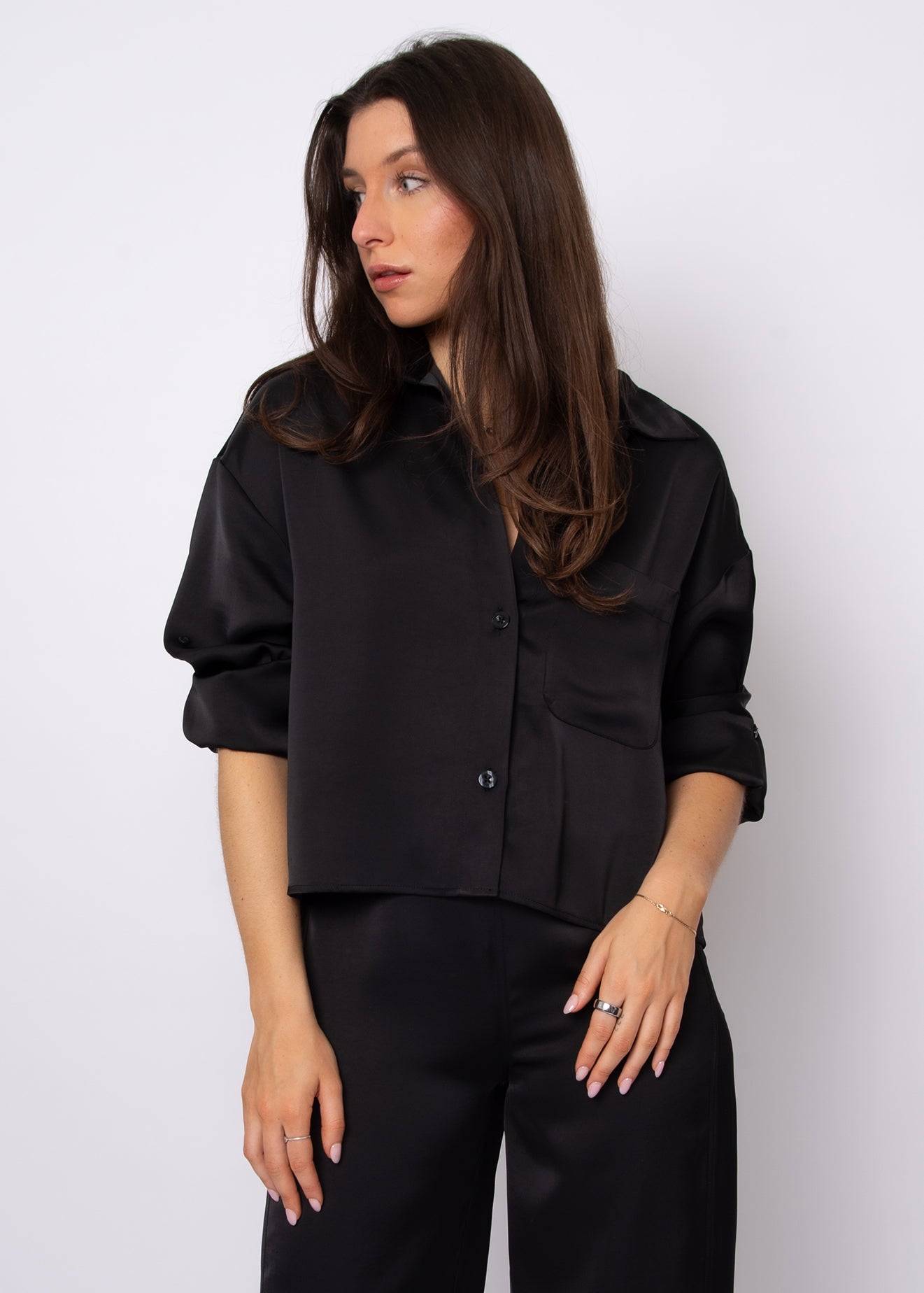 KERWIN CROP TOP - BLACK