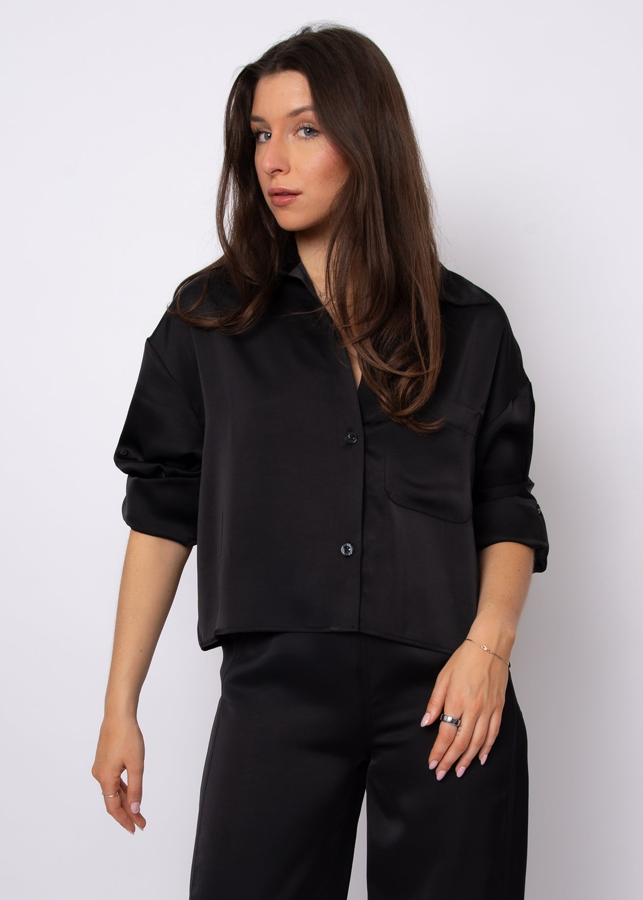 KERWIN CROP TOP - BLACK