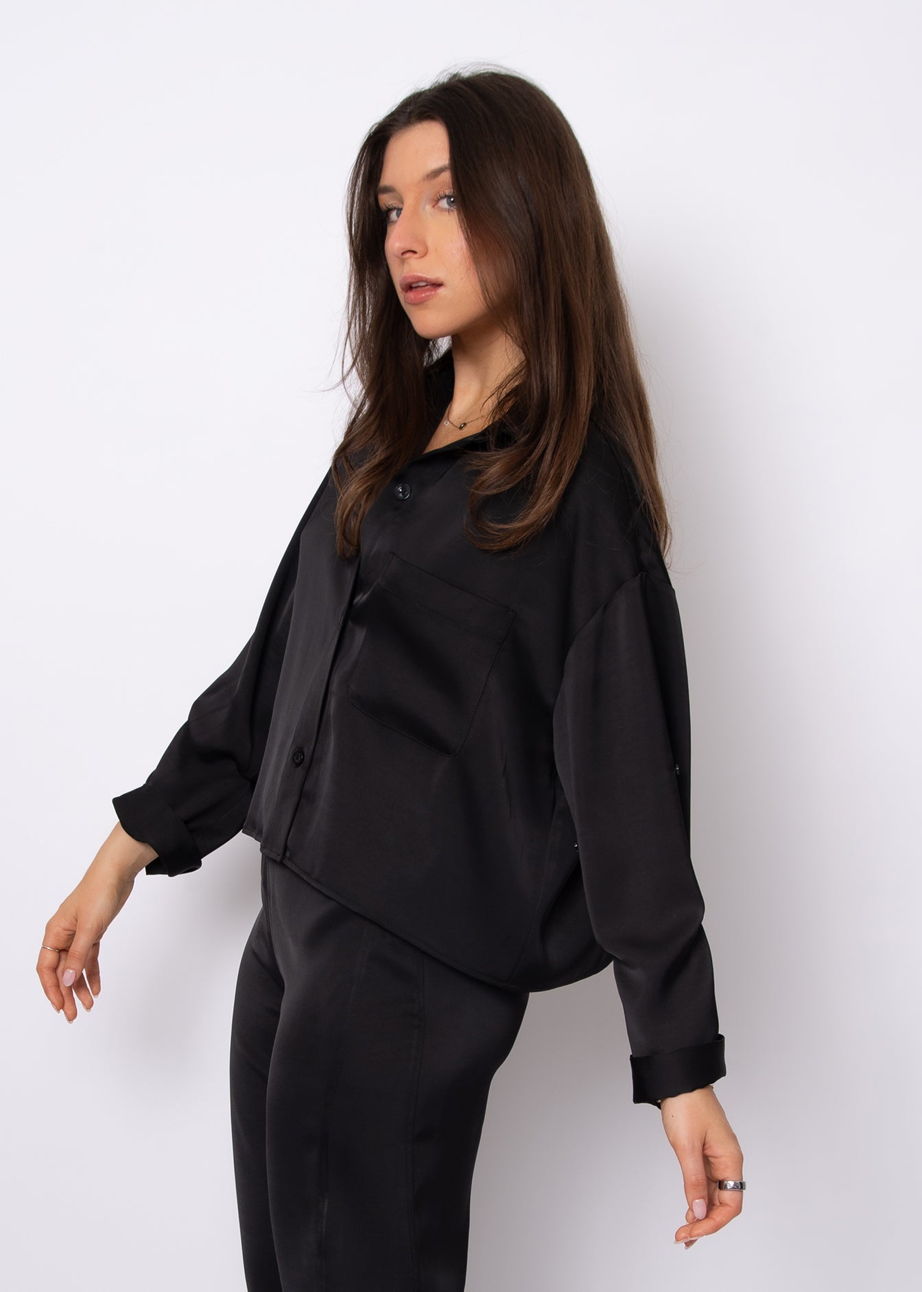 KERWIN CROP TOP - BLACK