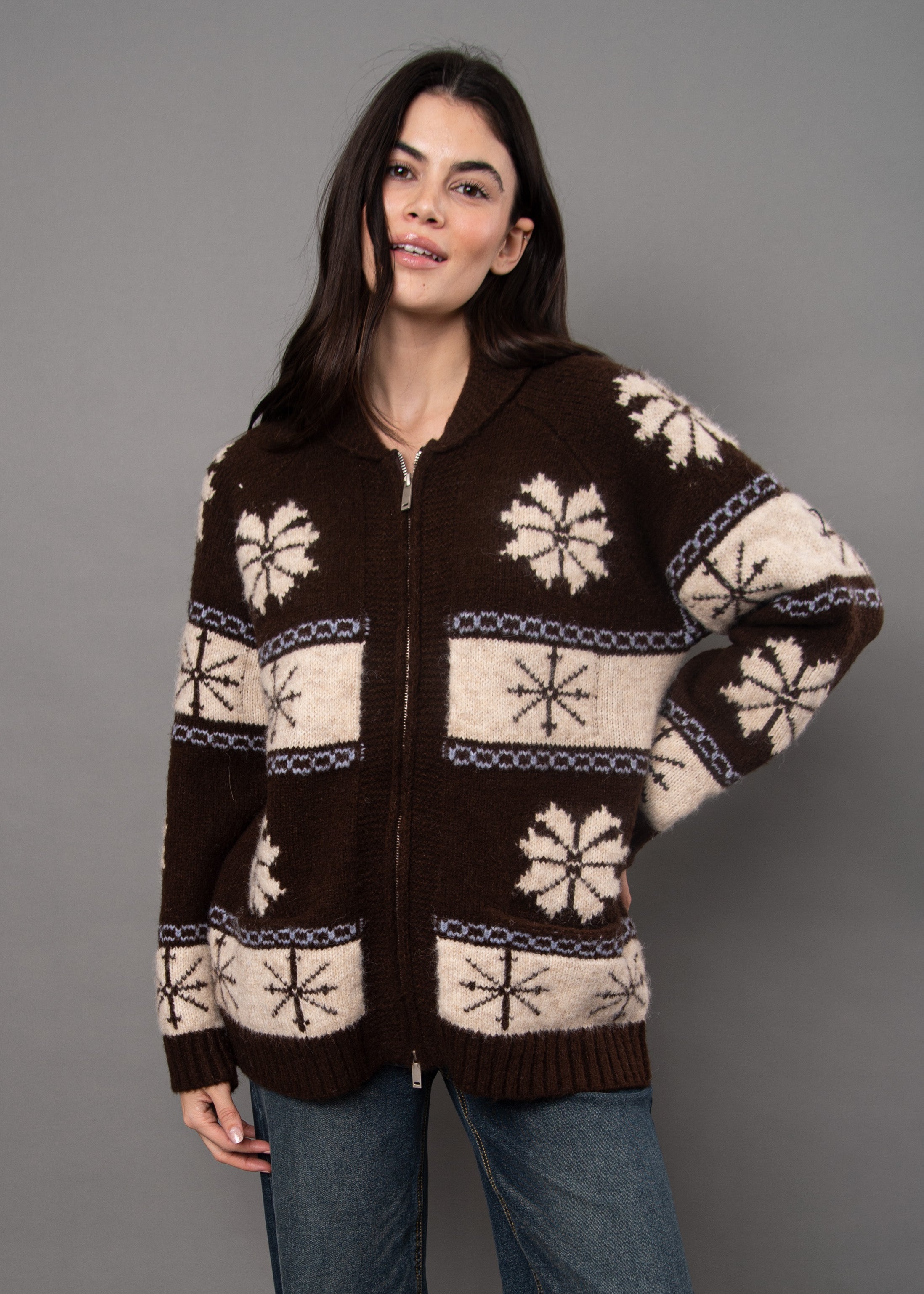 SAFFRON SHAWL NECK CARDIGAN
