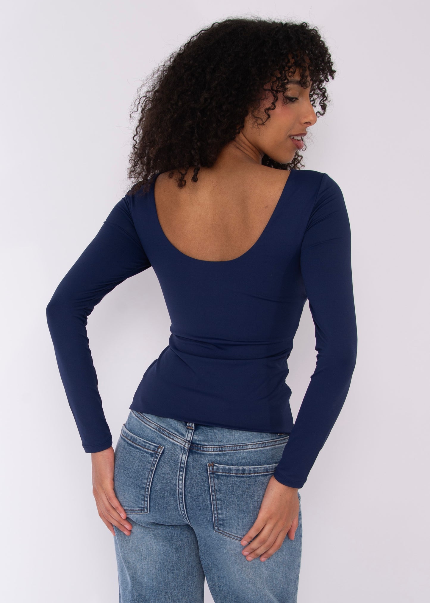 BRIDA 21 TOP - NAVY