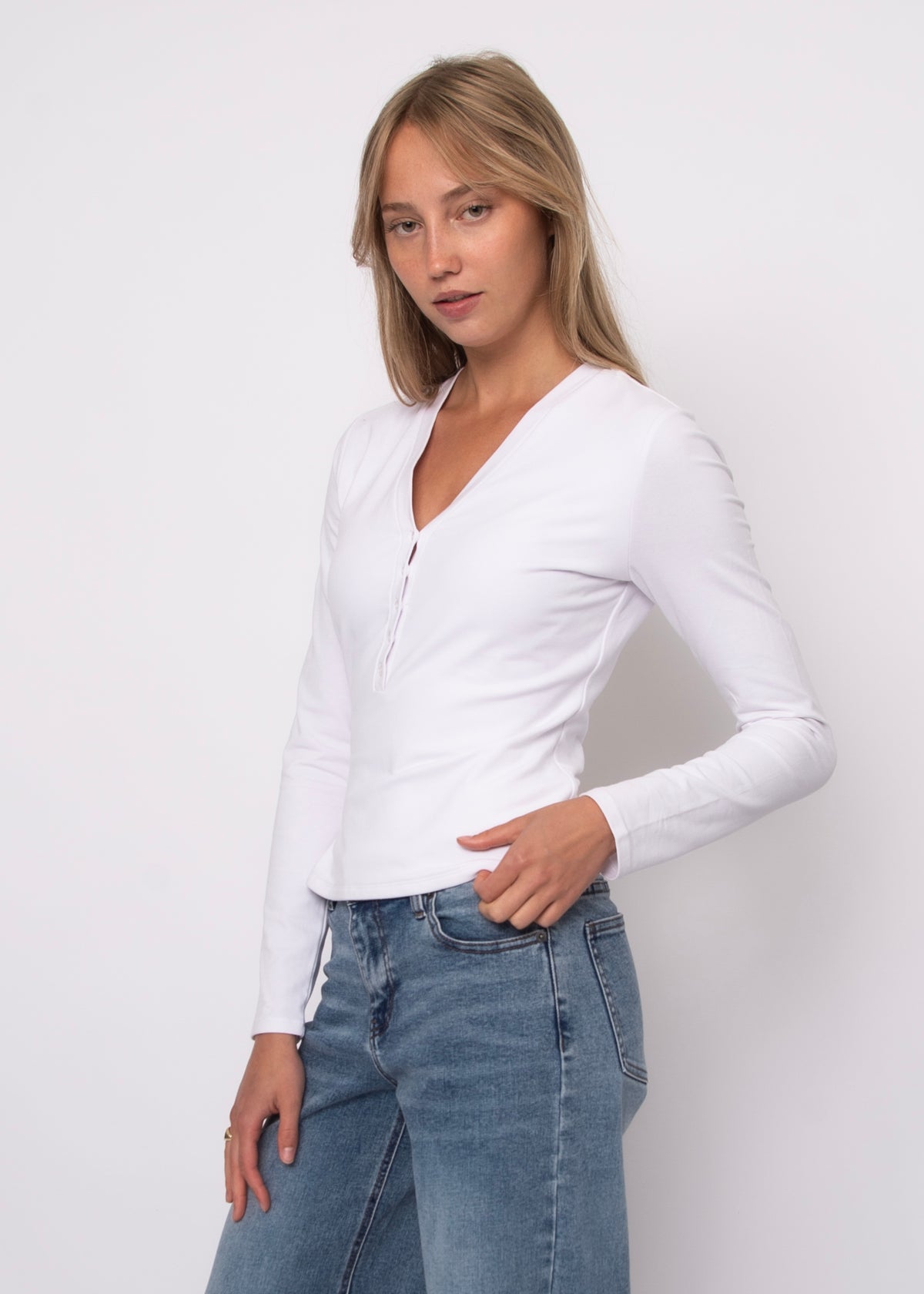 HELANE TOP - WHITE