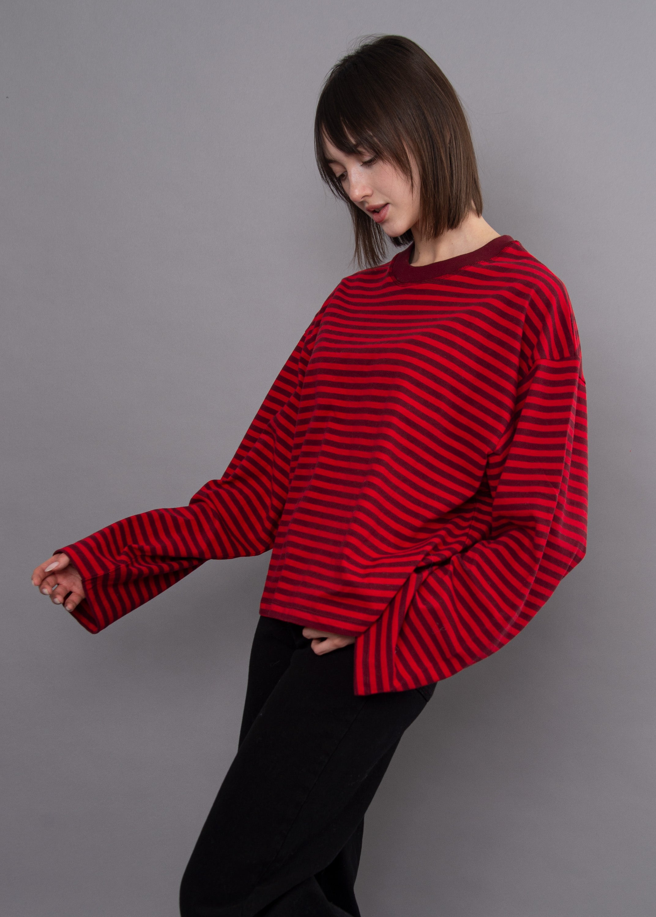 REGGI STRIPED SWEATER