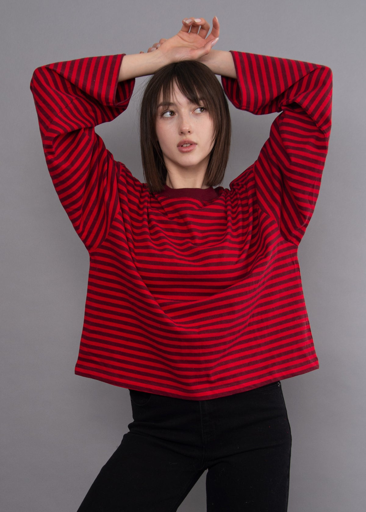 REGGI STRIPED SWEATER