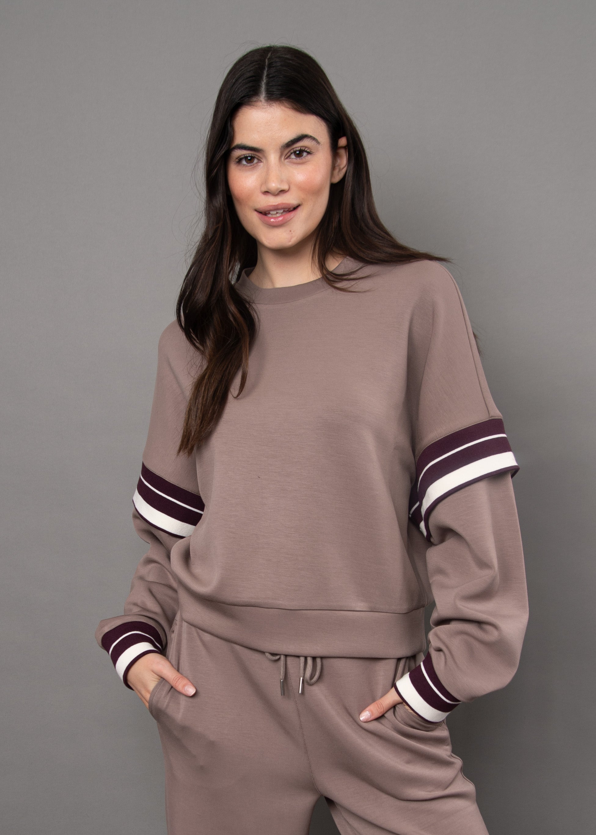 LUKA SOFT KNIT SWEATER - MOONROCK