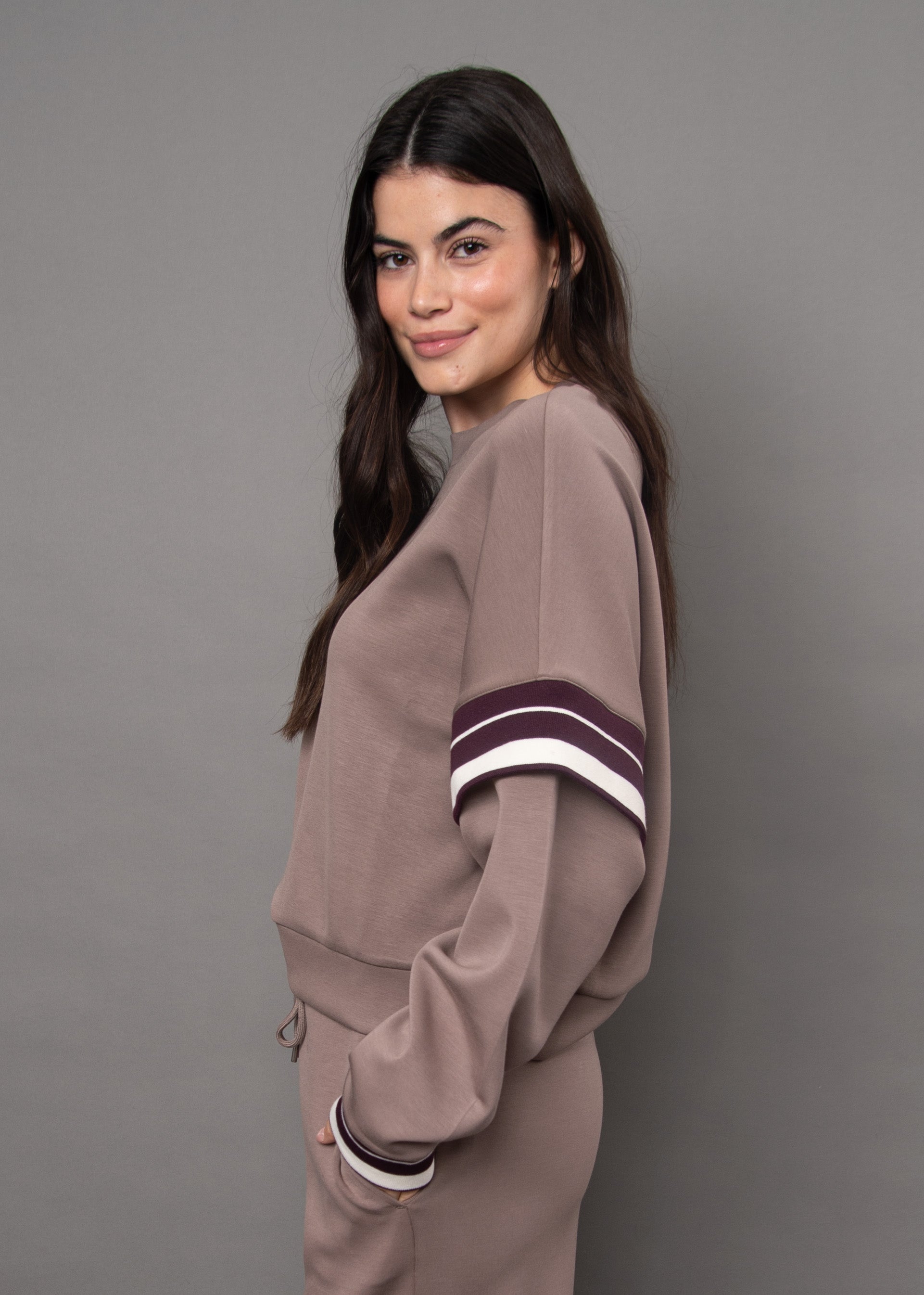 LUKA SOFT KNIT SWEATER - MOONROCK