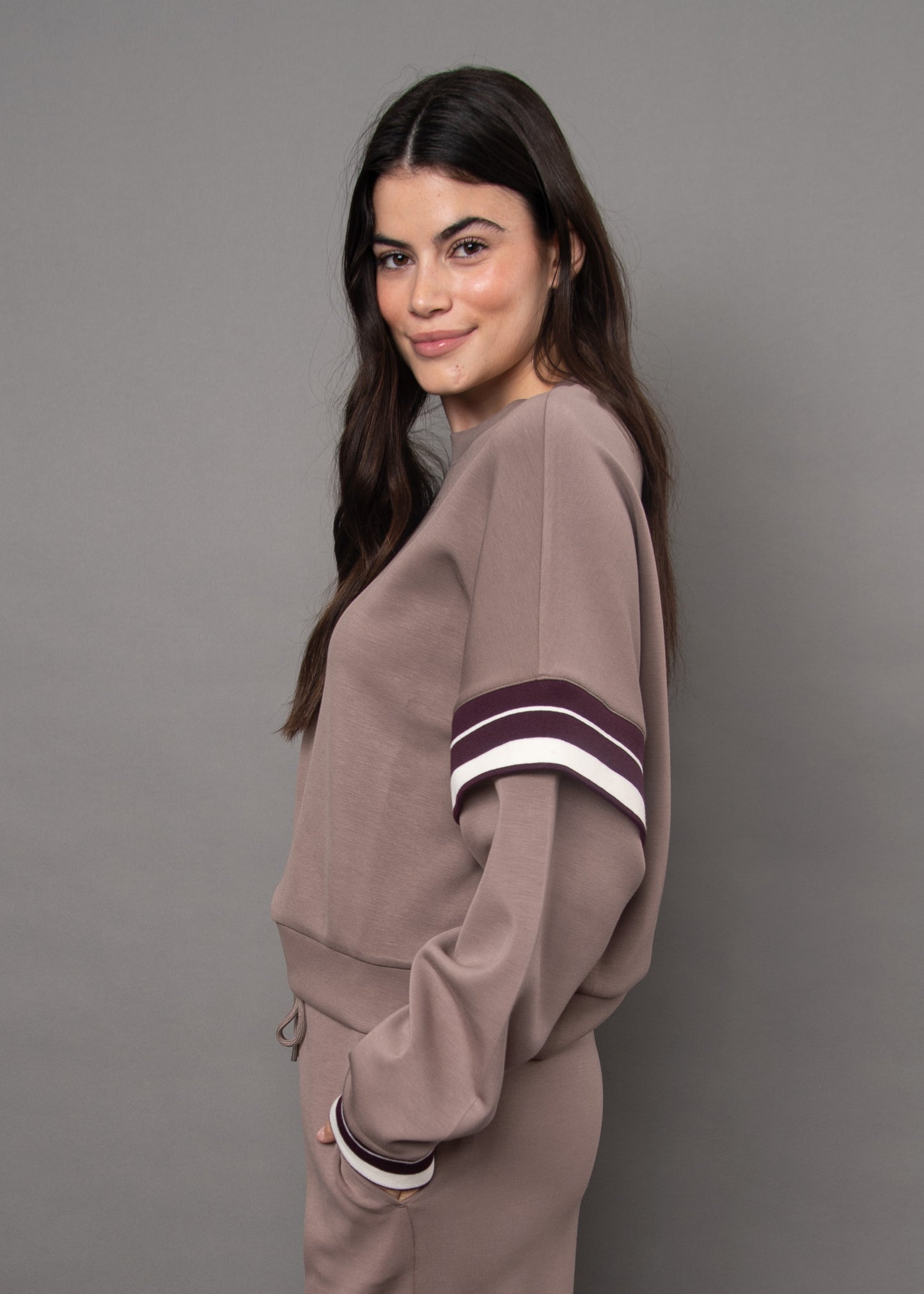 LUKA SOFT KNIT SWEATER - MOONROCK