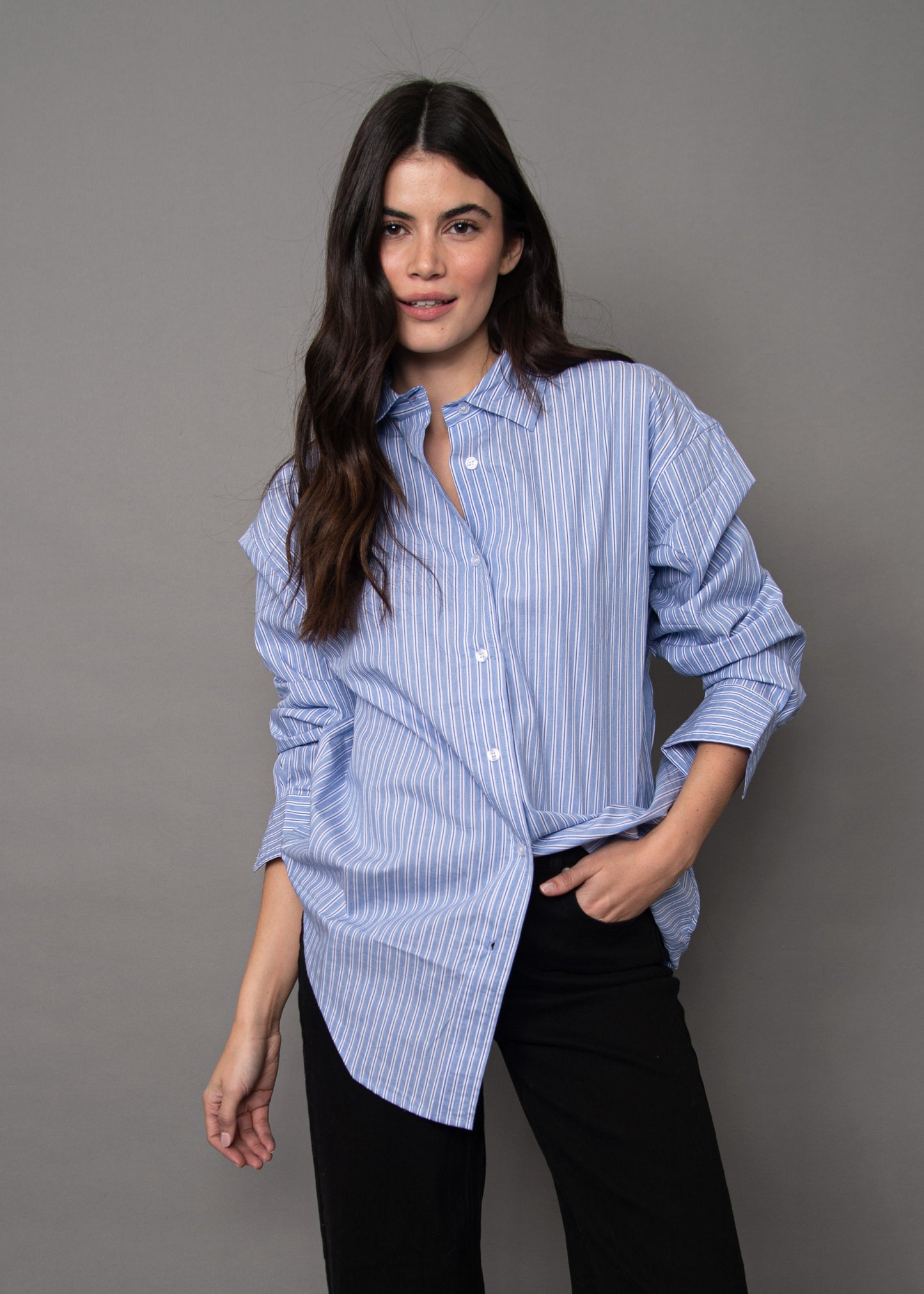 PADME STRIPED POPLIN SHIRT