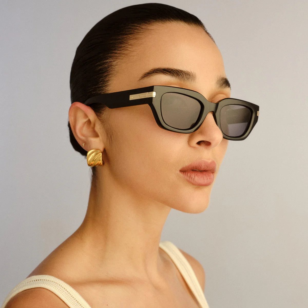 CUBITO SUNGLASSES - BLACK POLARIZED