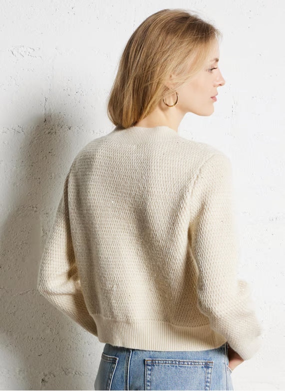 GABOR CARDIGAN - BLANC CASSE