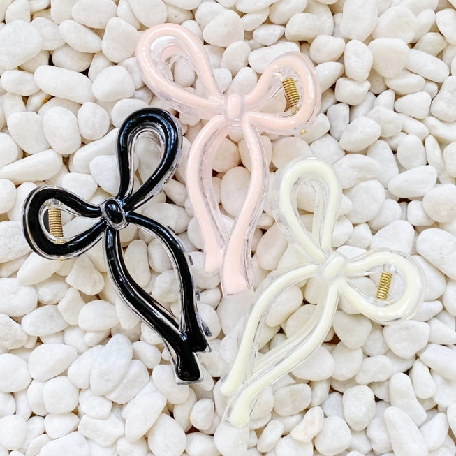 ANNIE BOW HAIR CLIP (SET OF 3)