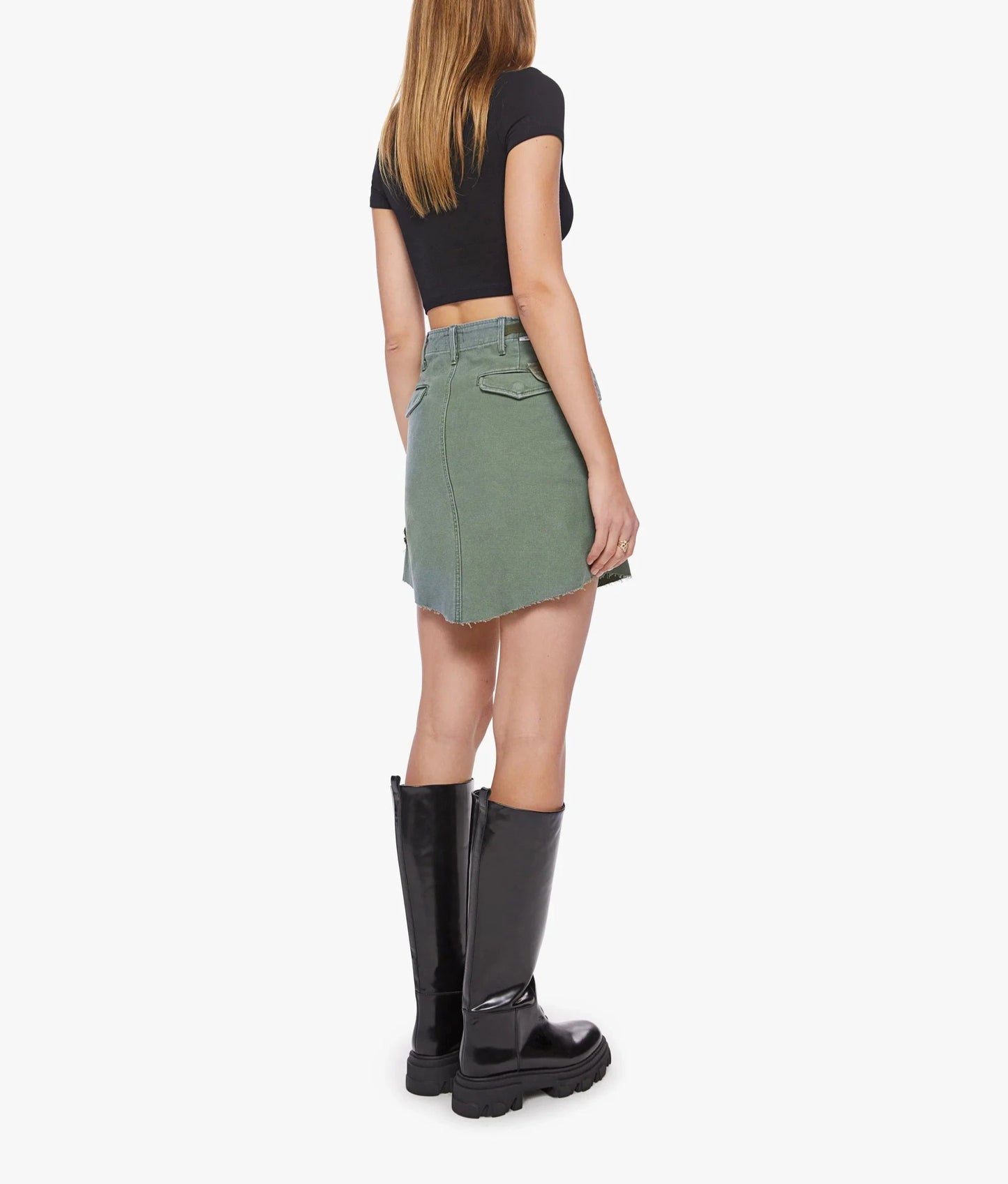 THE G.I. JANE MINI SKIRT - ON THE DOUBLE