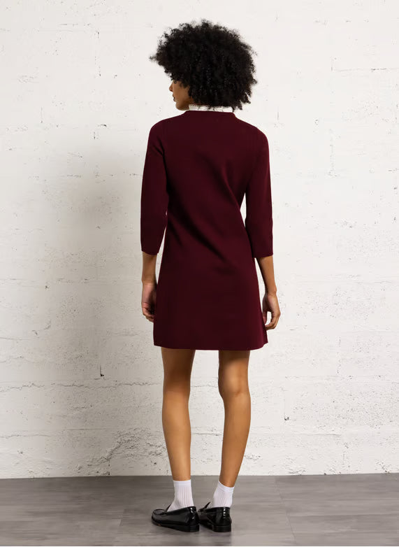 CLAUDIA DRESS - PRUNE