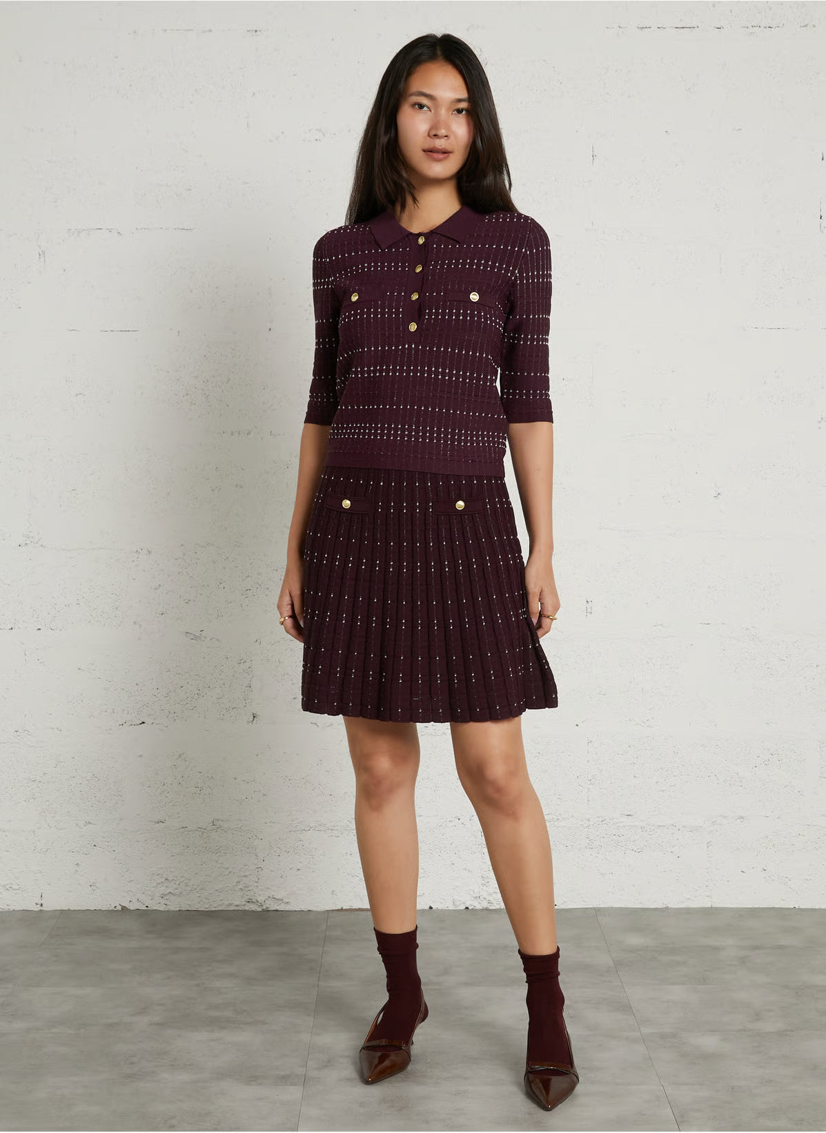 PIXI SWEATER - PRUNE