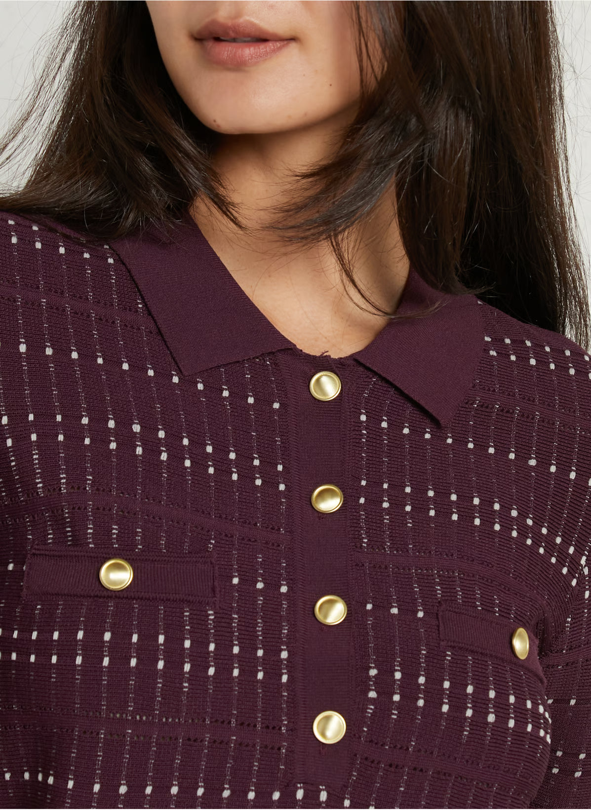 PIXI SWEATER - PRUNE